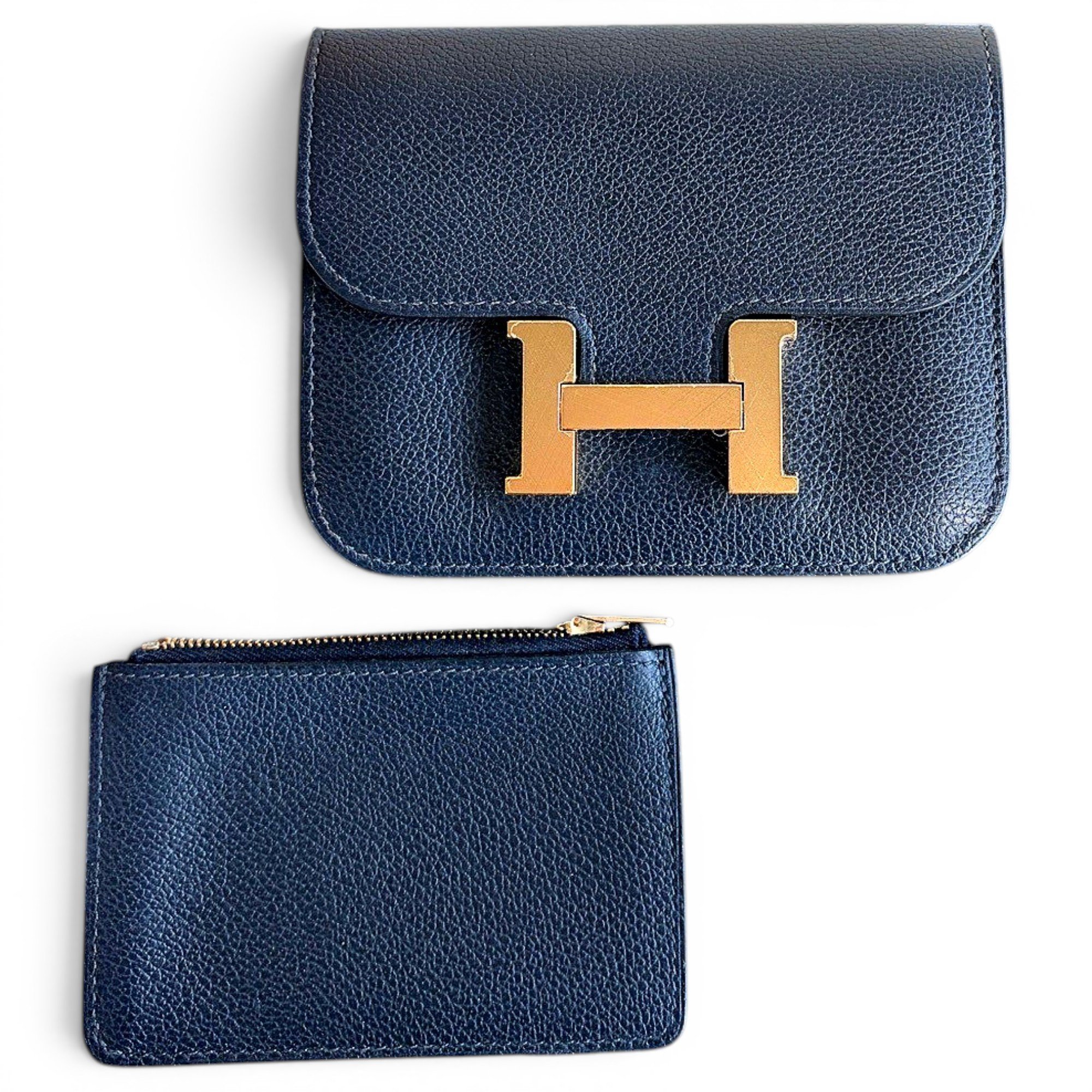 Constance leather clutch bag