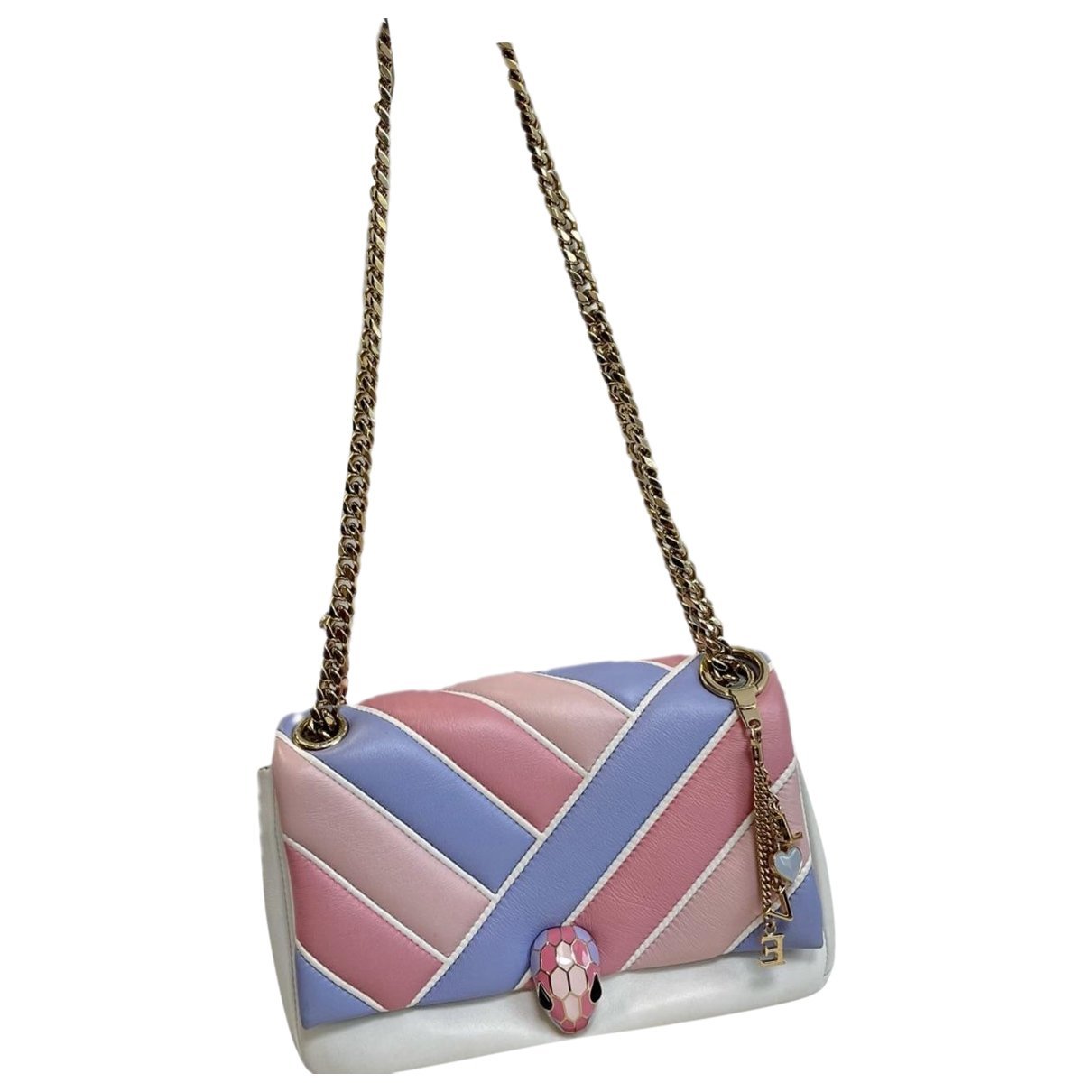 Serpenti leather handbag