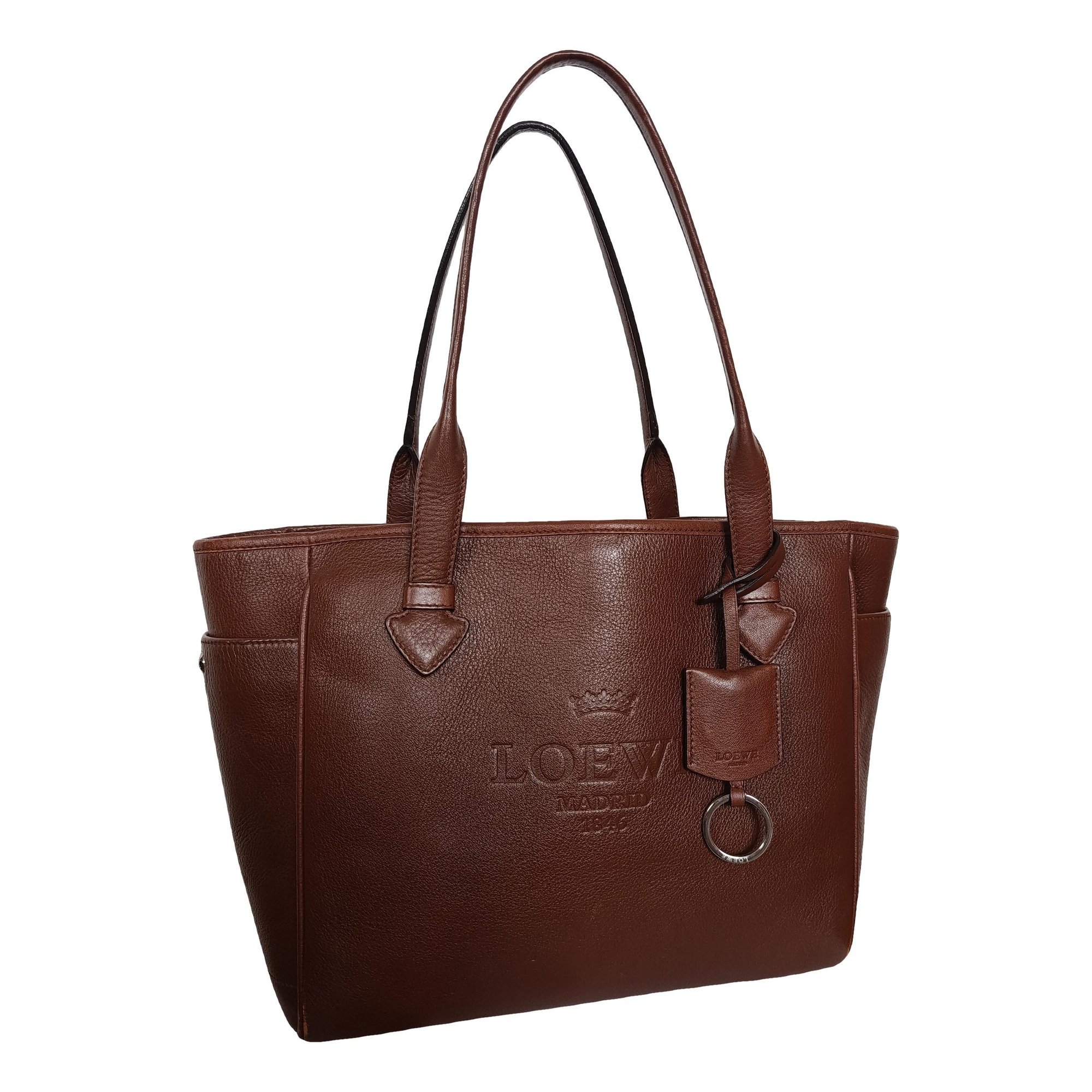 Leather tote