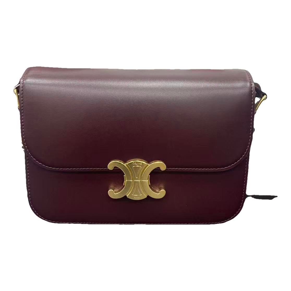 Triomphe leather handbag