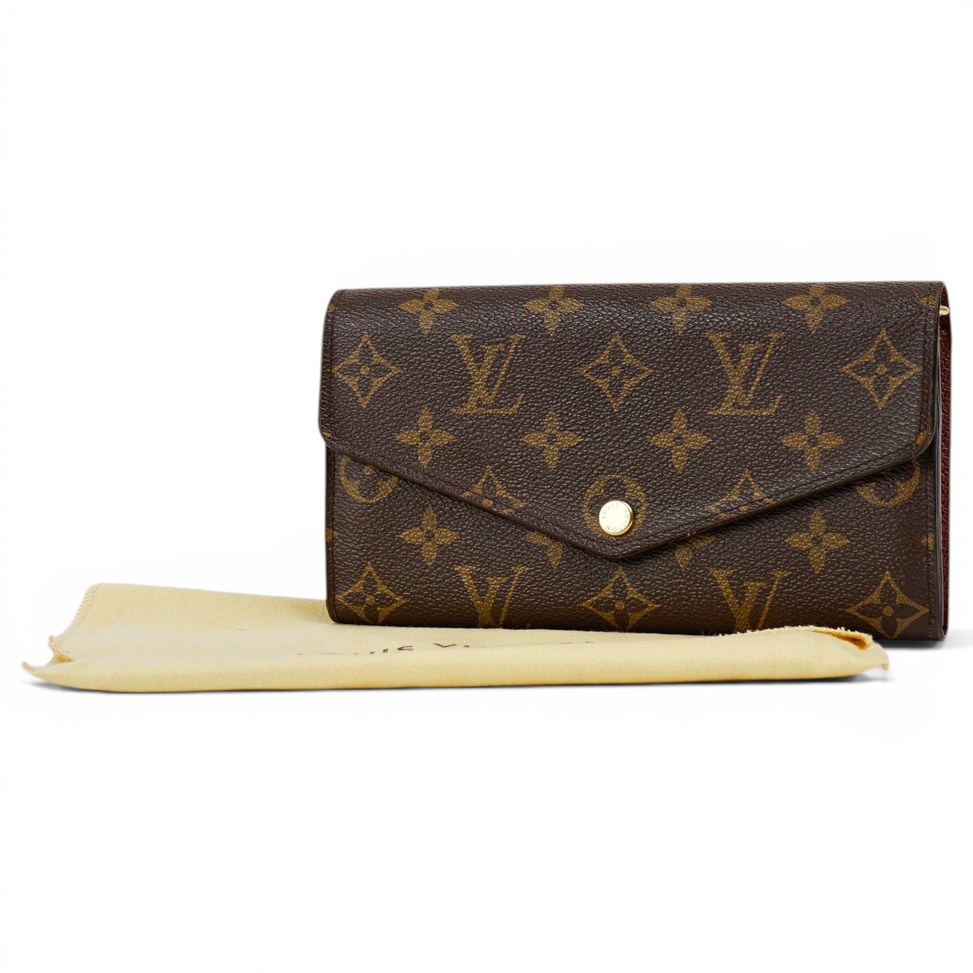 Leather clutch bag