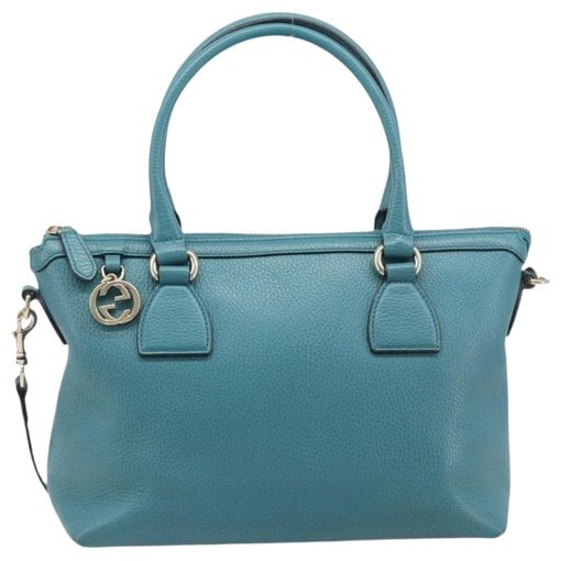 Dôme leather handbag