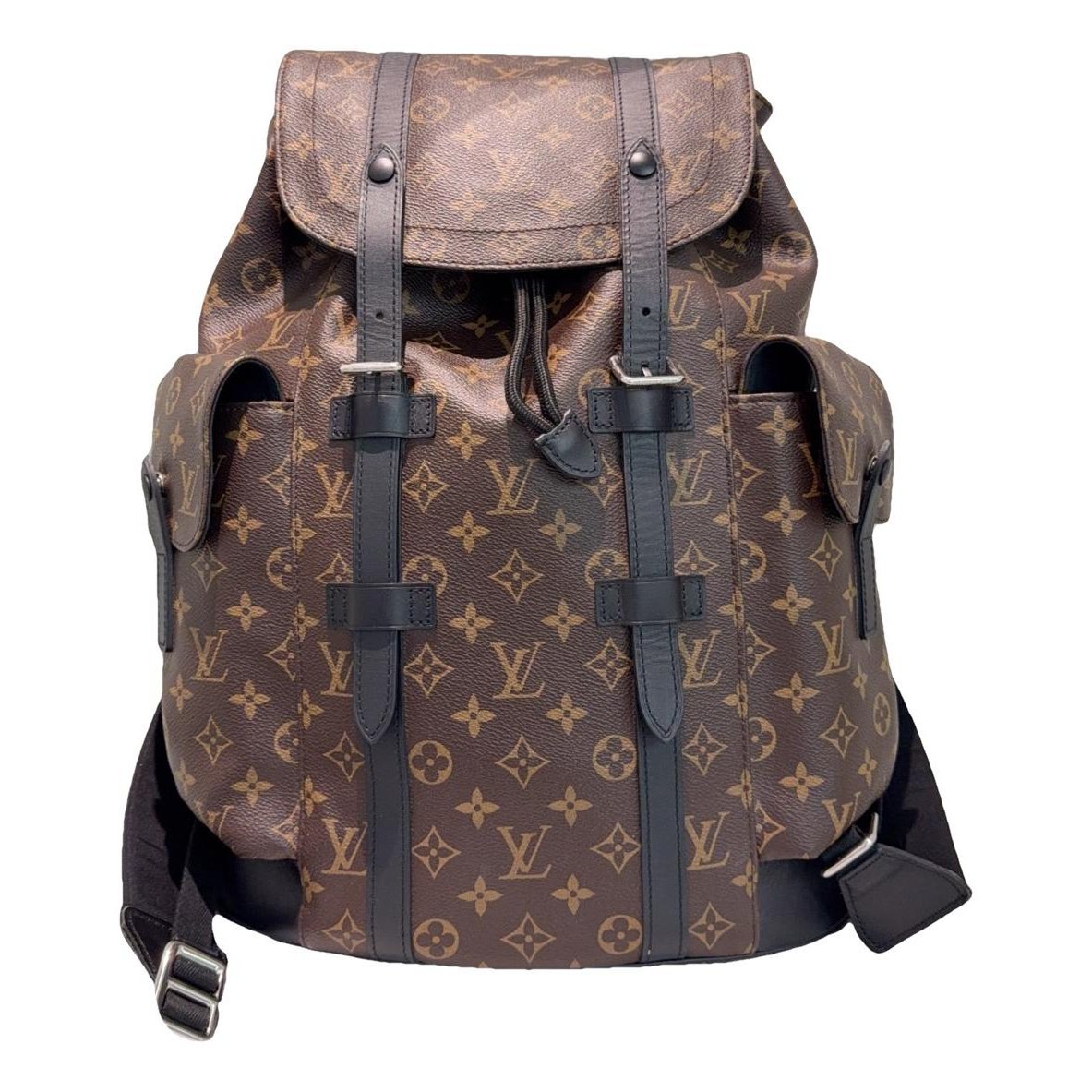 Leather backpack