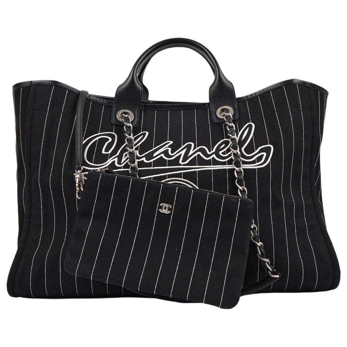 Chanel Deauville cloth tote