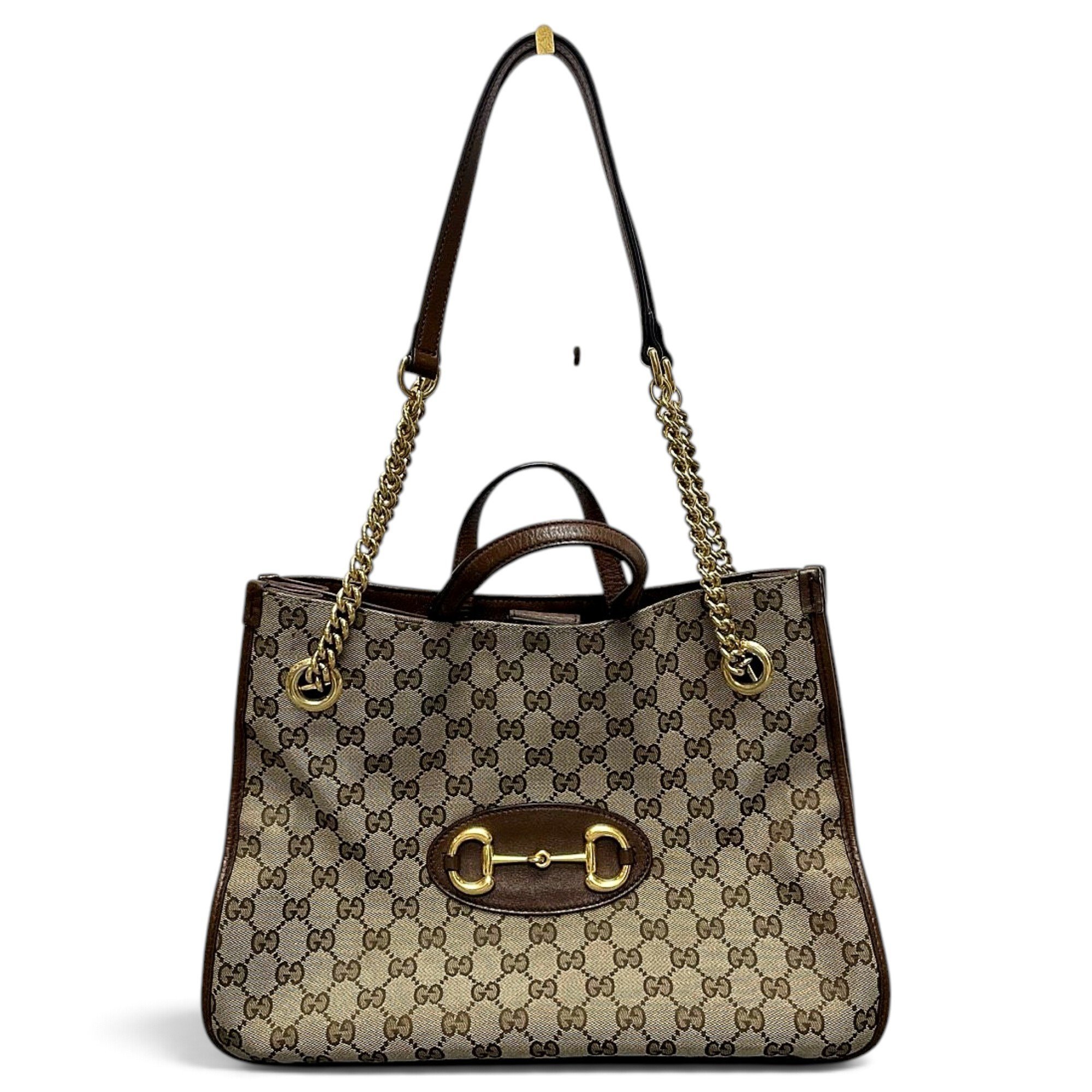 Gucci Horsebit 1955 Chain leather tote