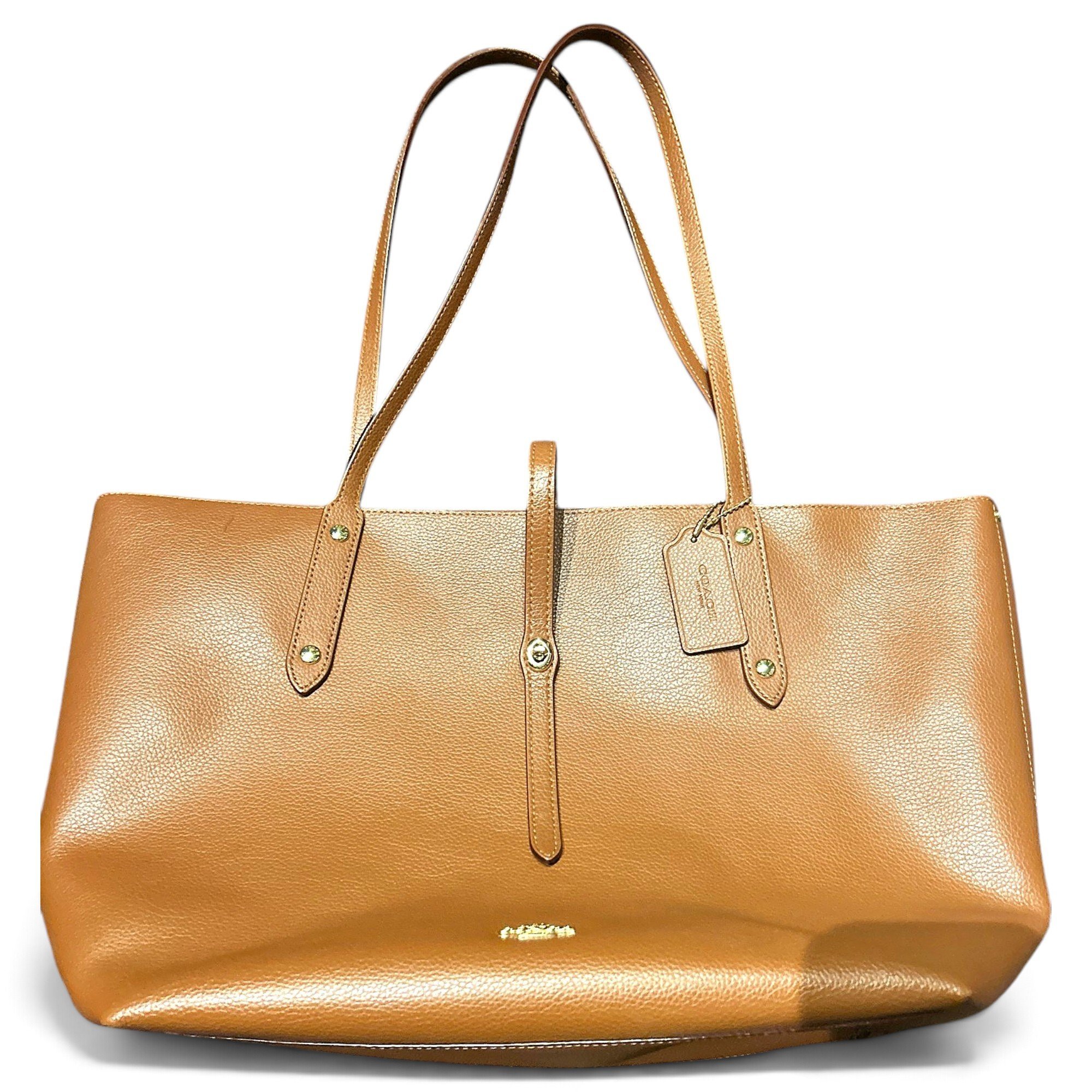 Leather tote