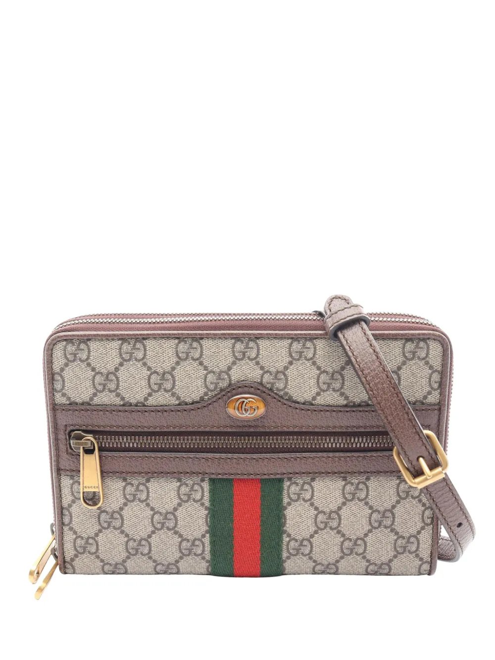 2016-2026 GG Supreme Web Ophidia Wallet On Chain crossbody bag