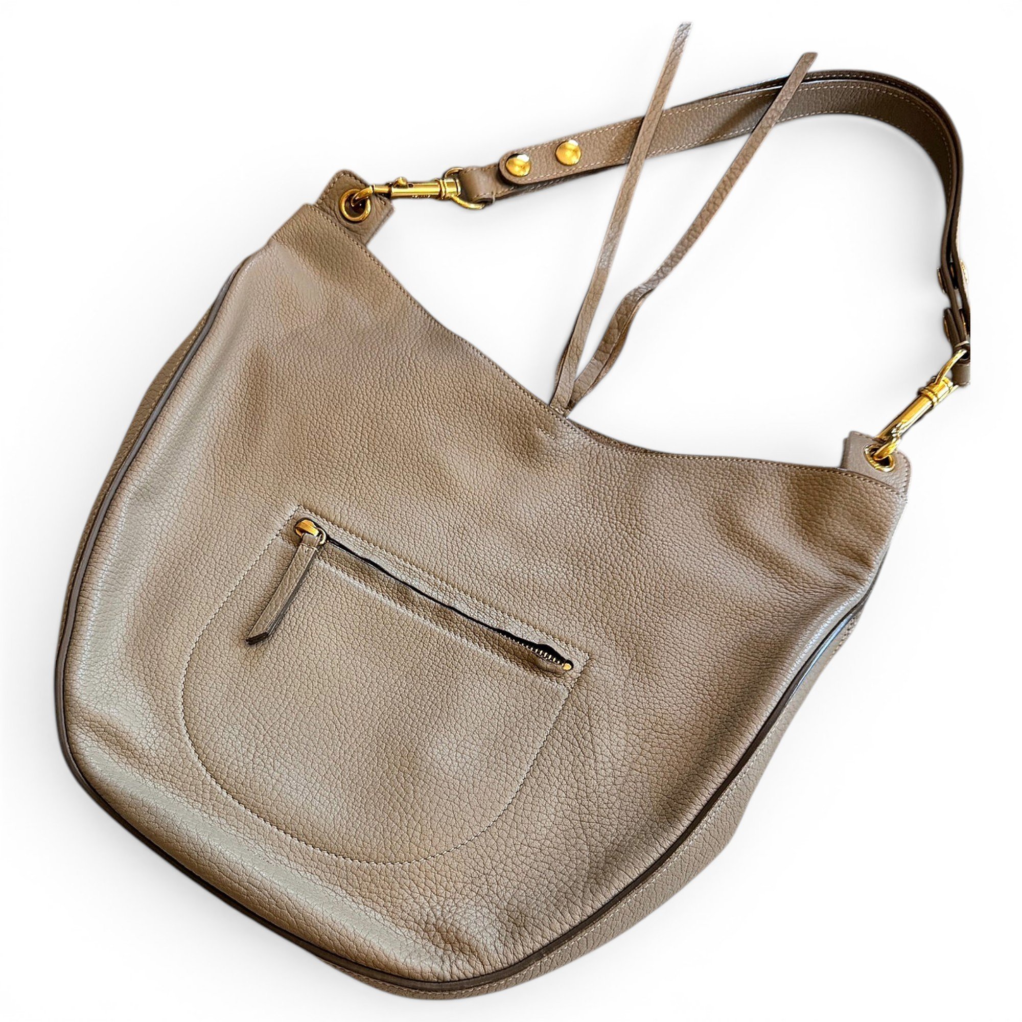 Hobo leather handbag