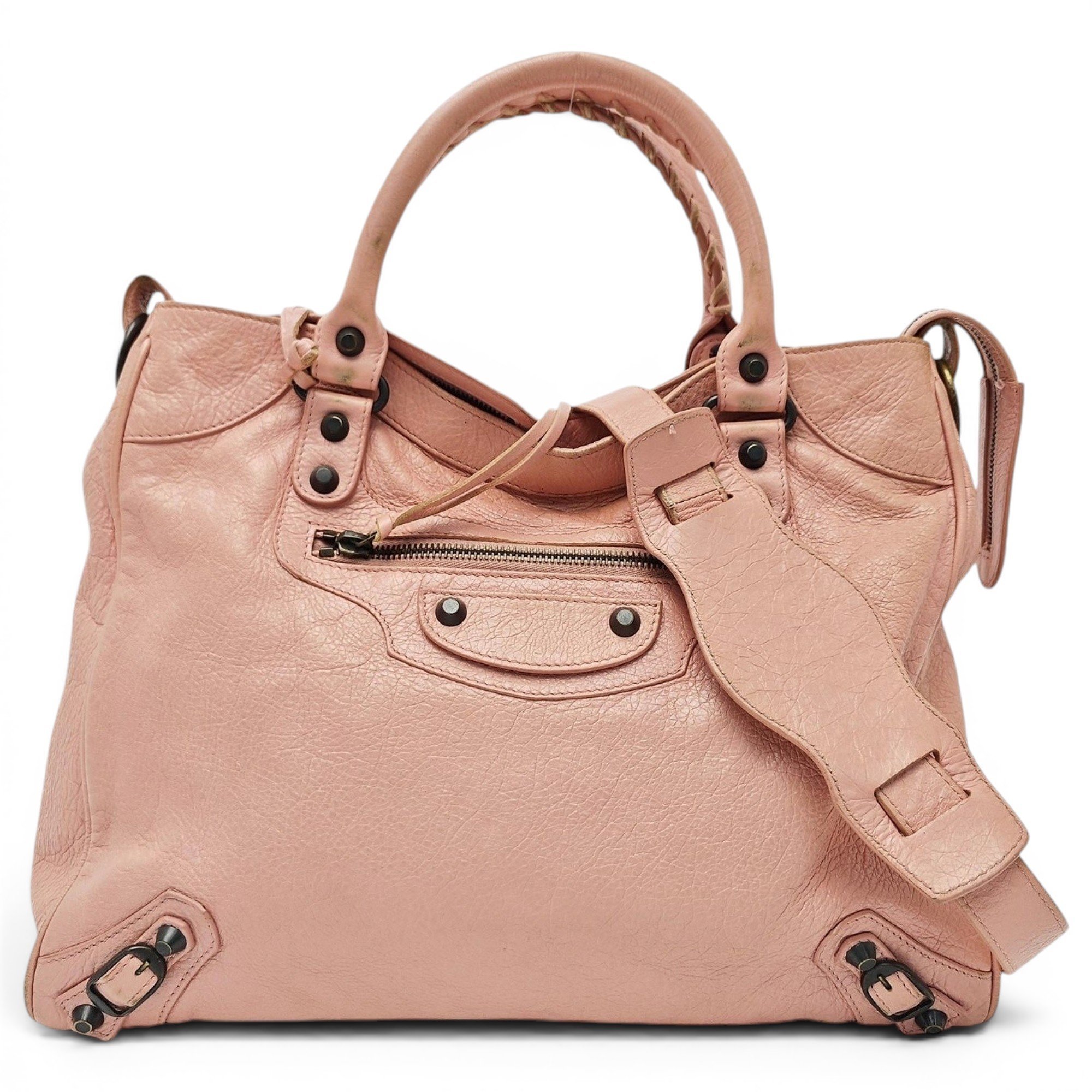 Leather handbag