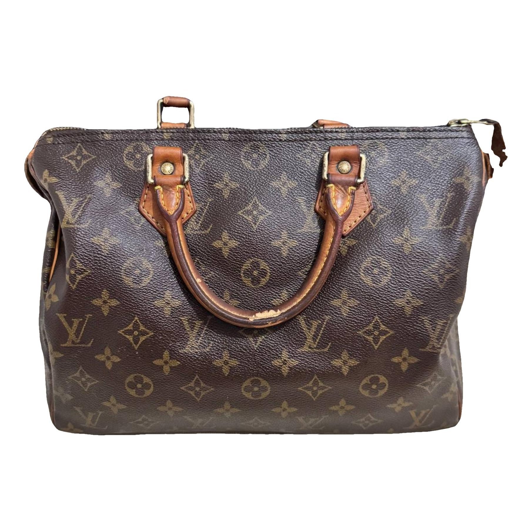 Speedy leather handbag