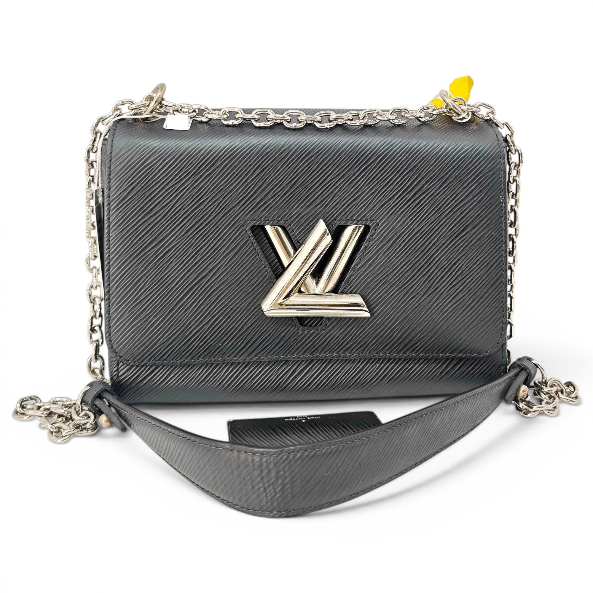 Twist leather handbag