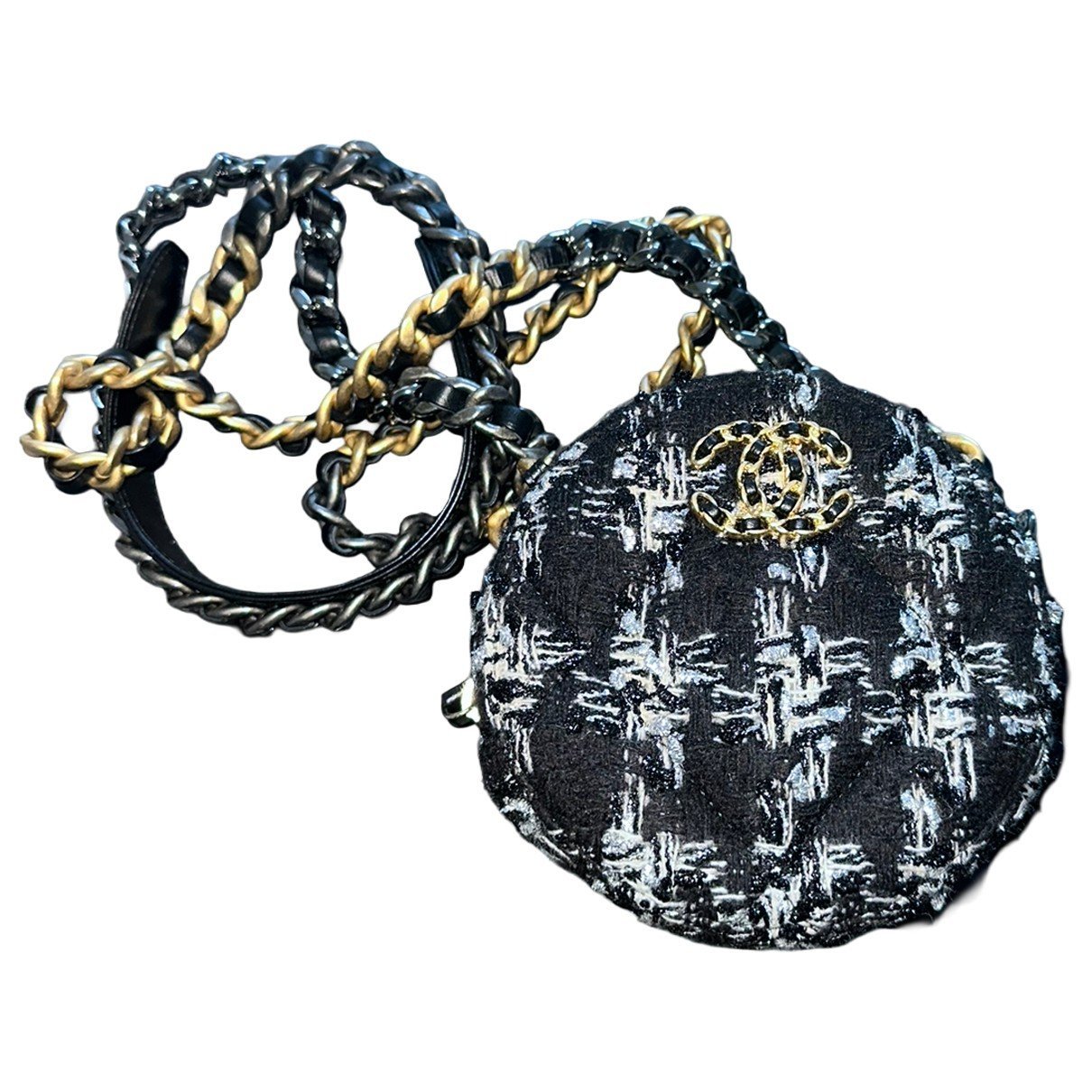 Chanel 19 tweed crossbody bag