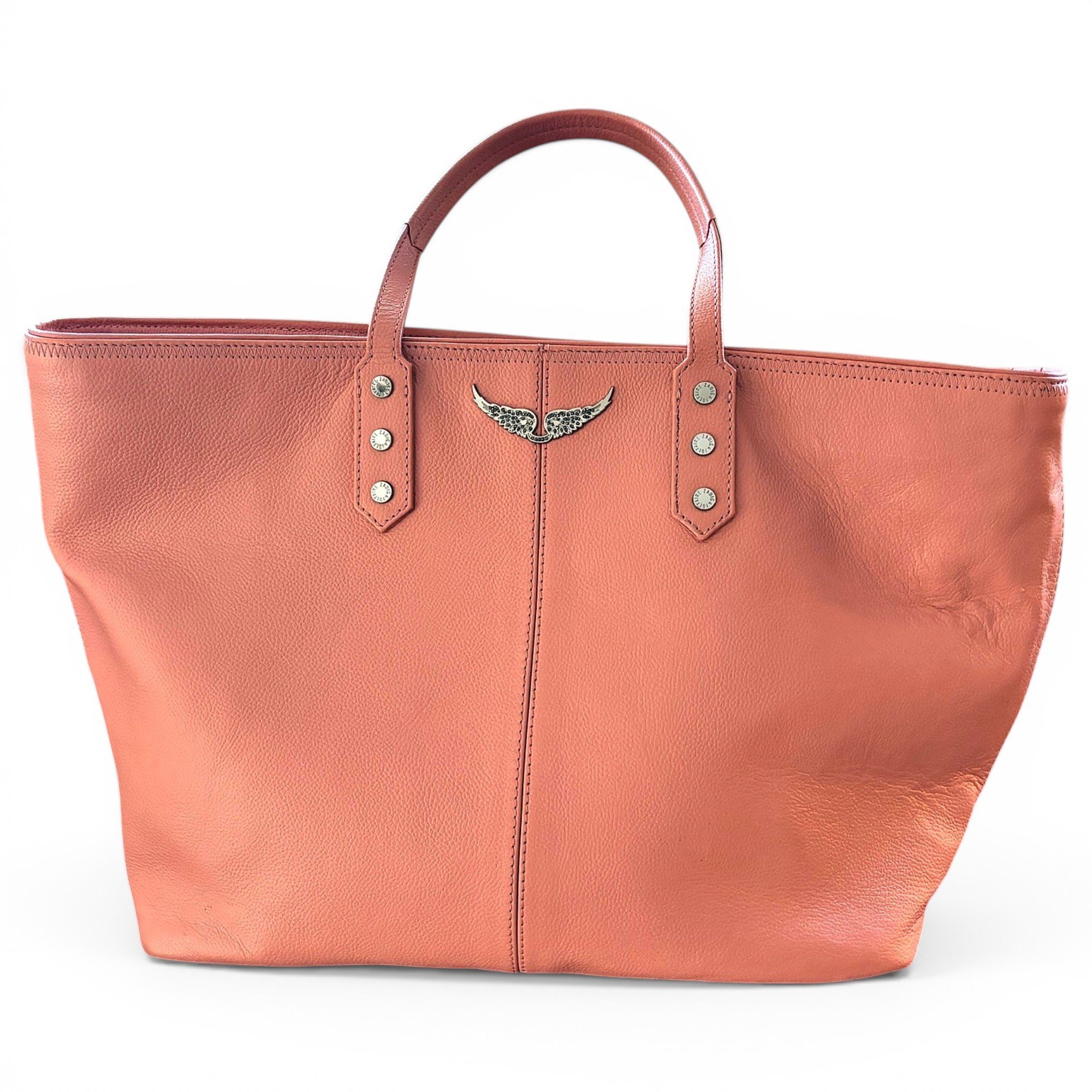 Leather tote