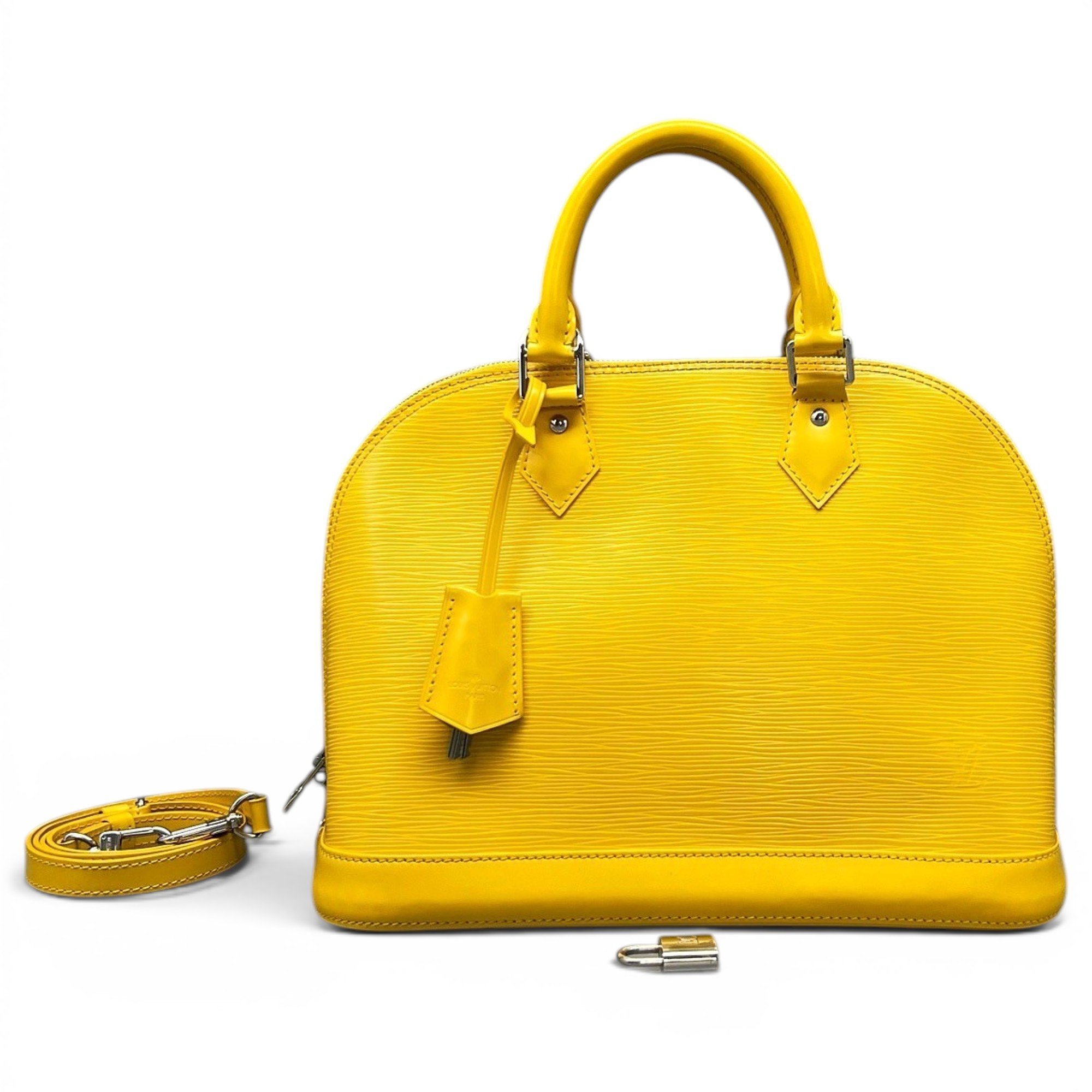Alma leather handbag