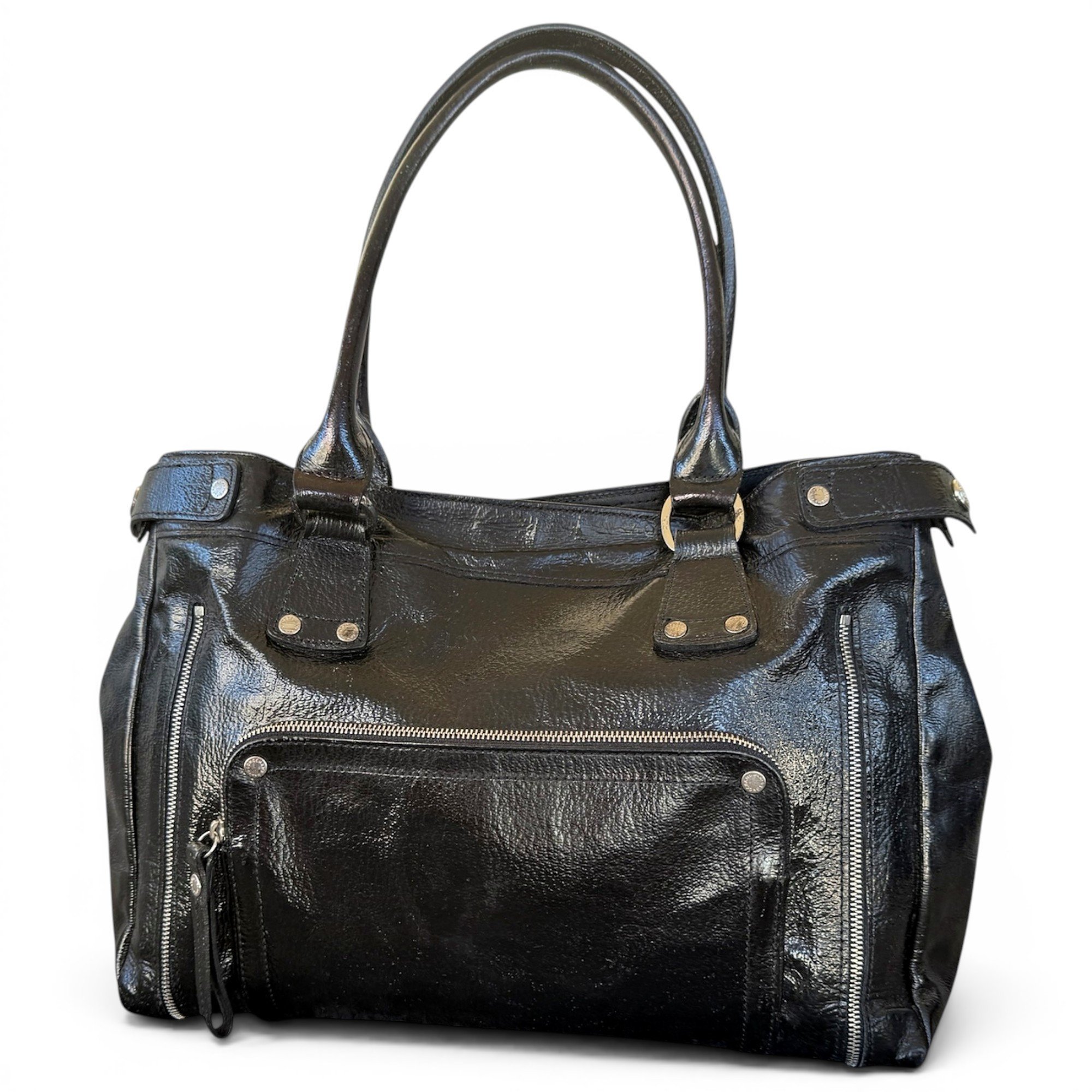 Leather handbag