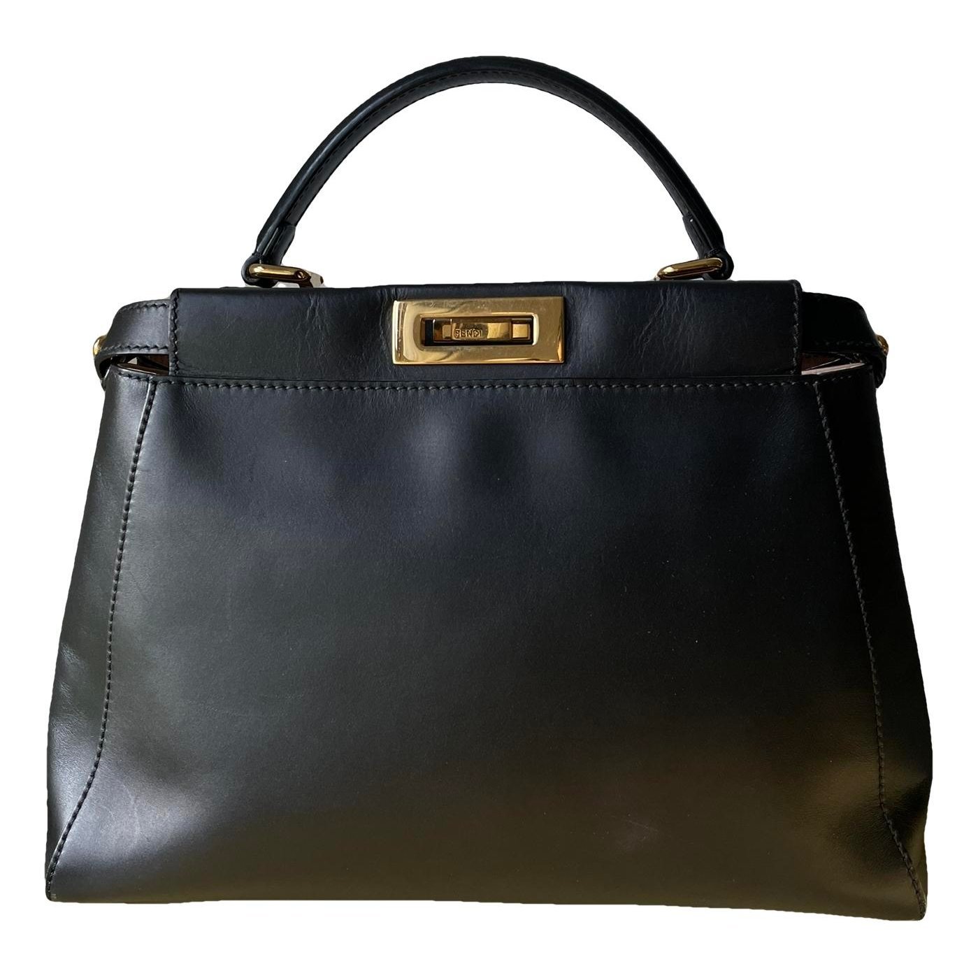 Peekaboo leather handbag