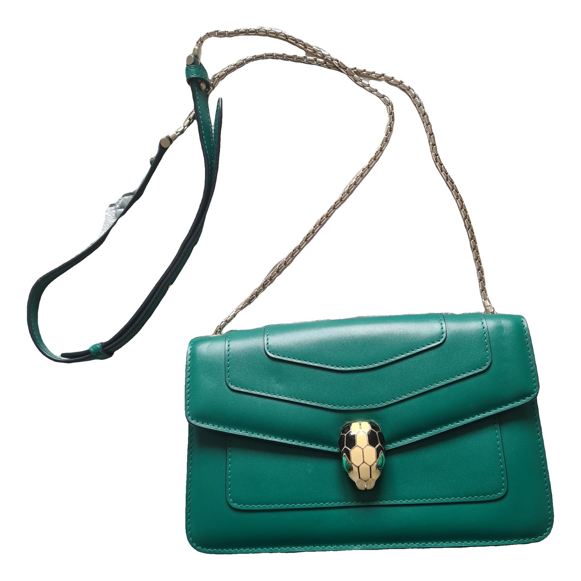 Bvlgari Serpenti leather handbag