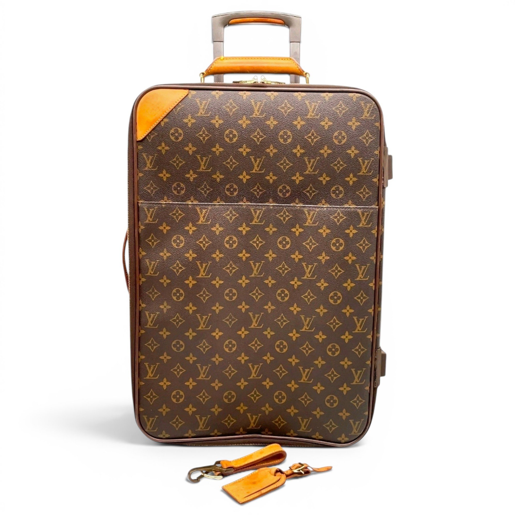 Pegase leather travel bag