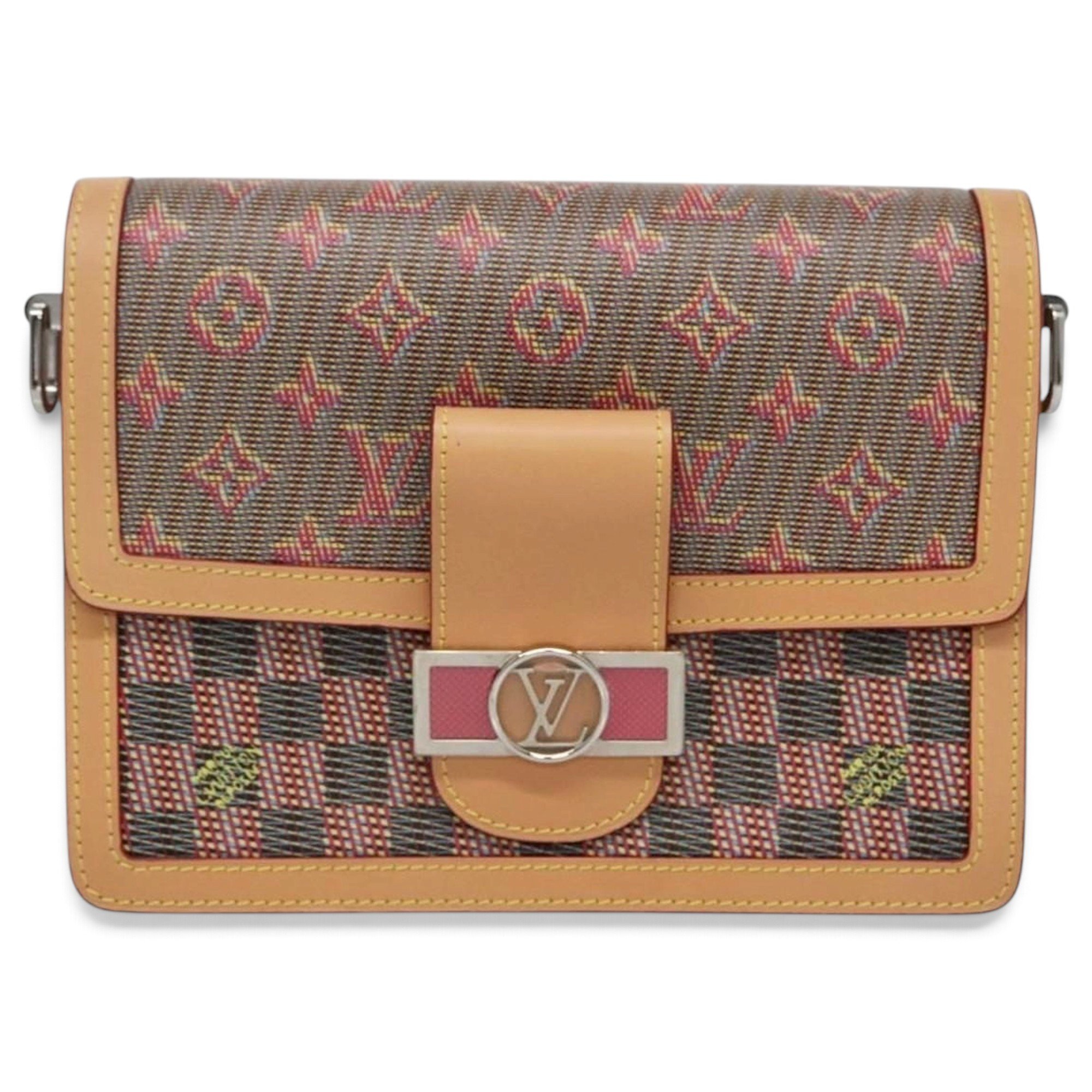 Dauphine leather handbag