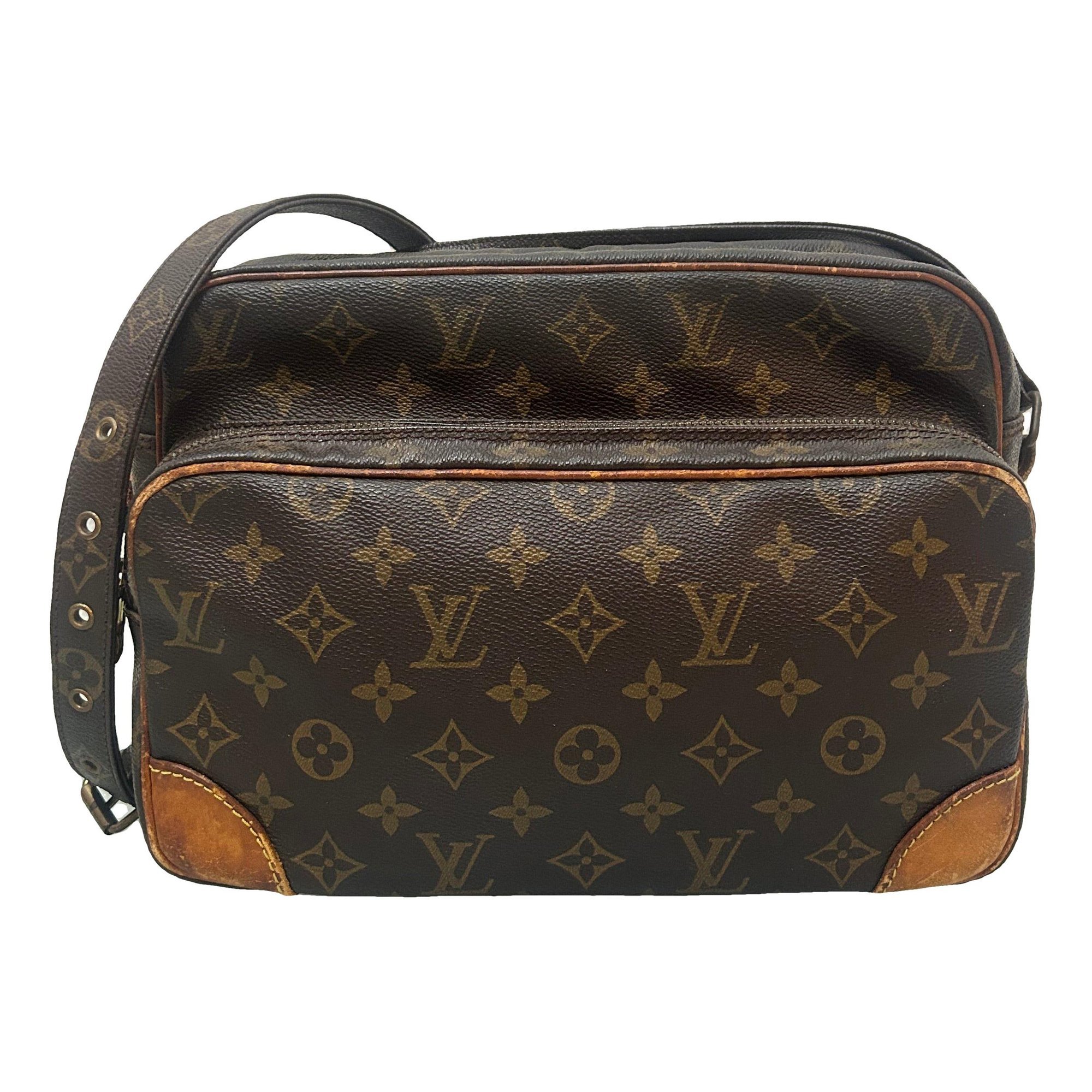 Nile leather crossbody bag