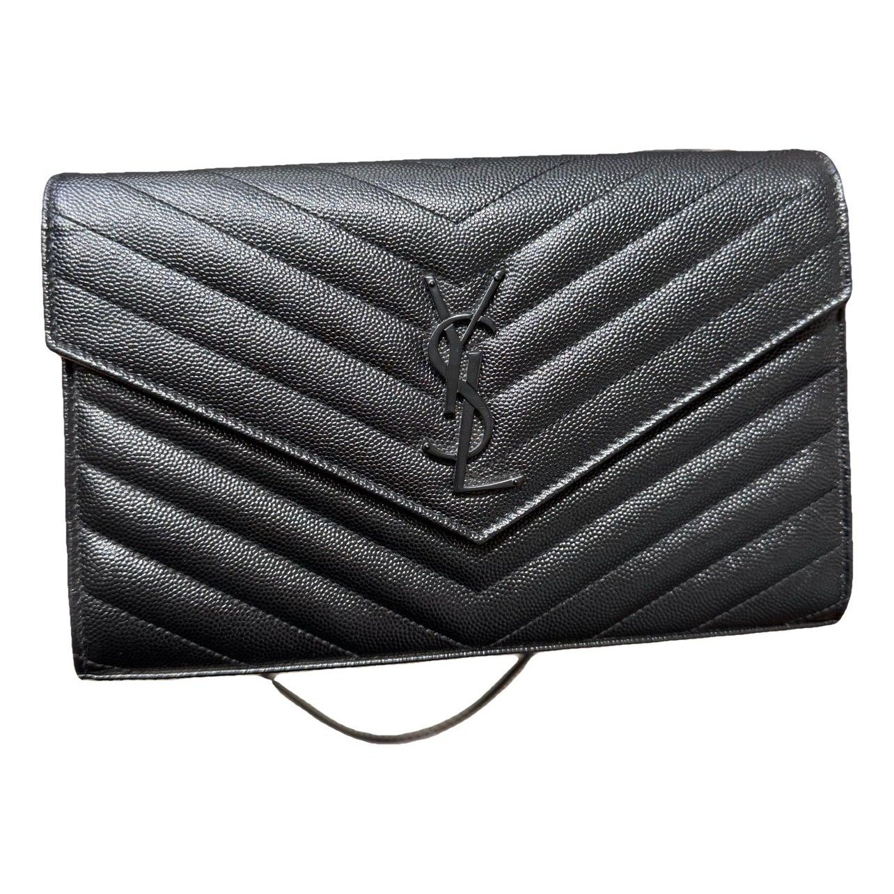 Portefeuille enveloppe leather handbag