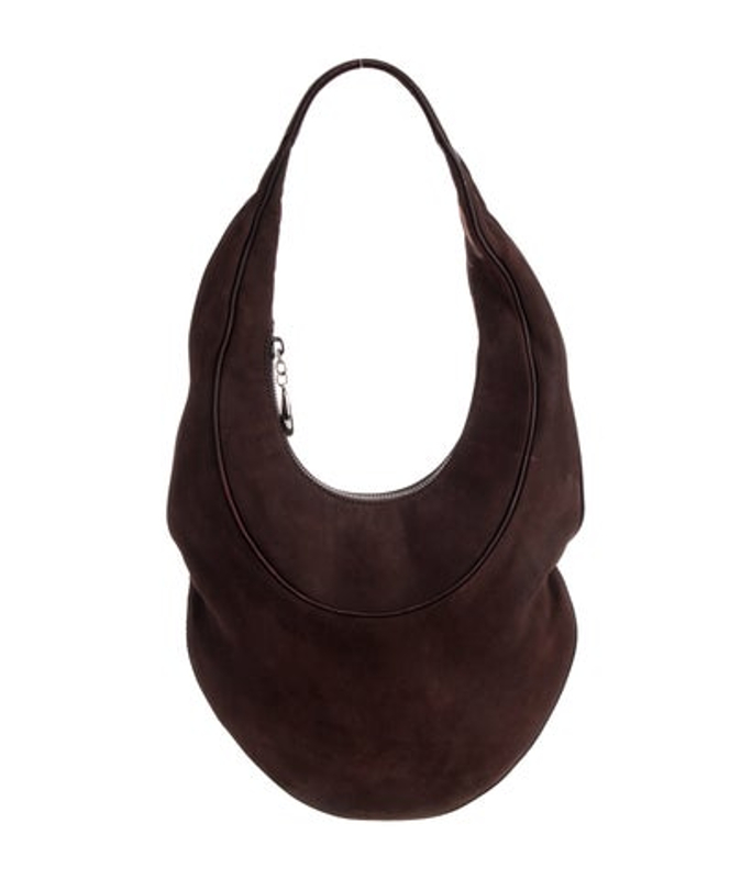 Bvlgari Suede Shoulder Bag
