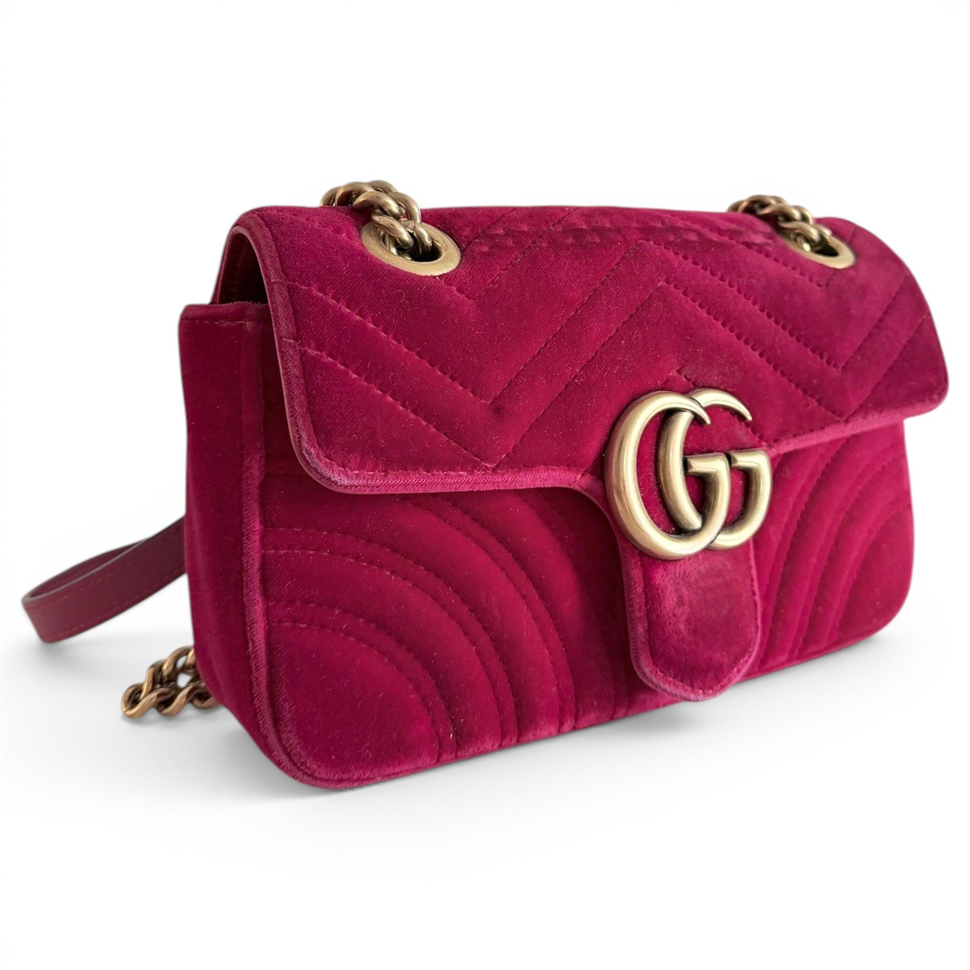 GG Marmont velvet handbag