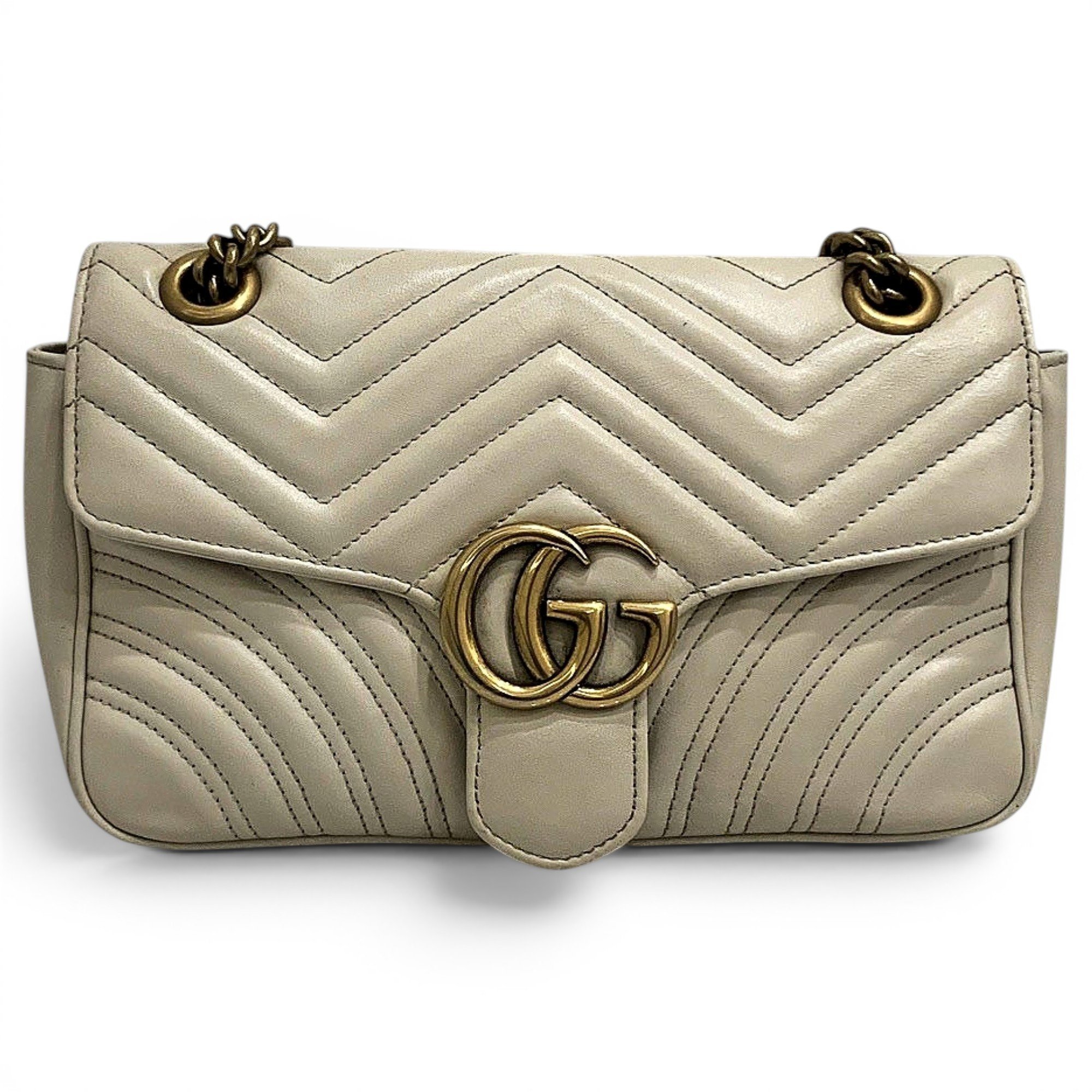GG Marmont Flap leather crossbody bag