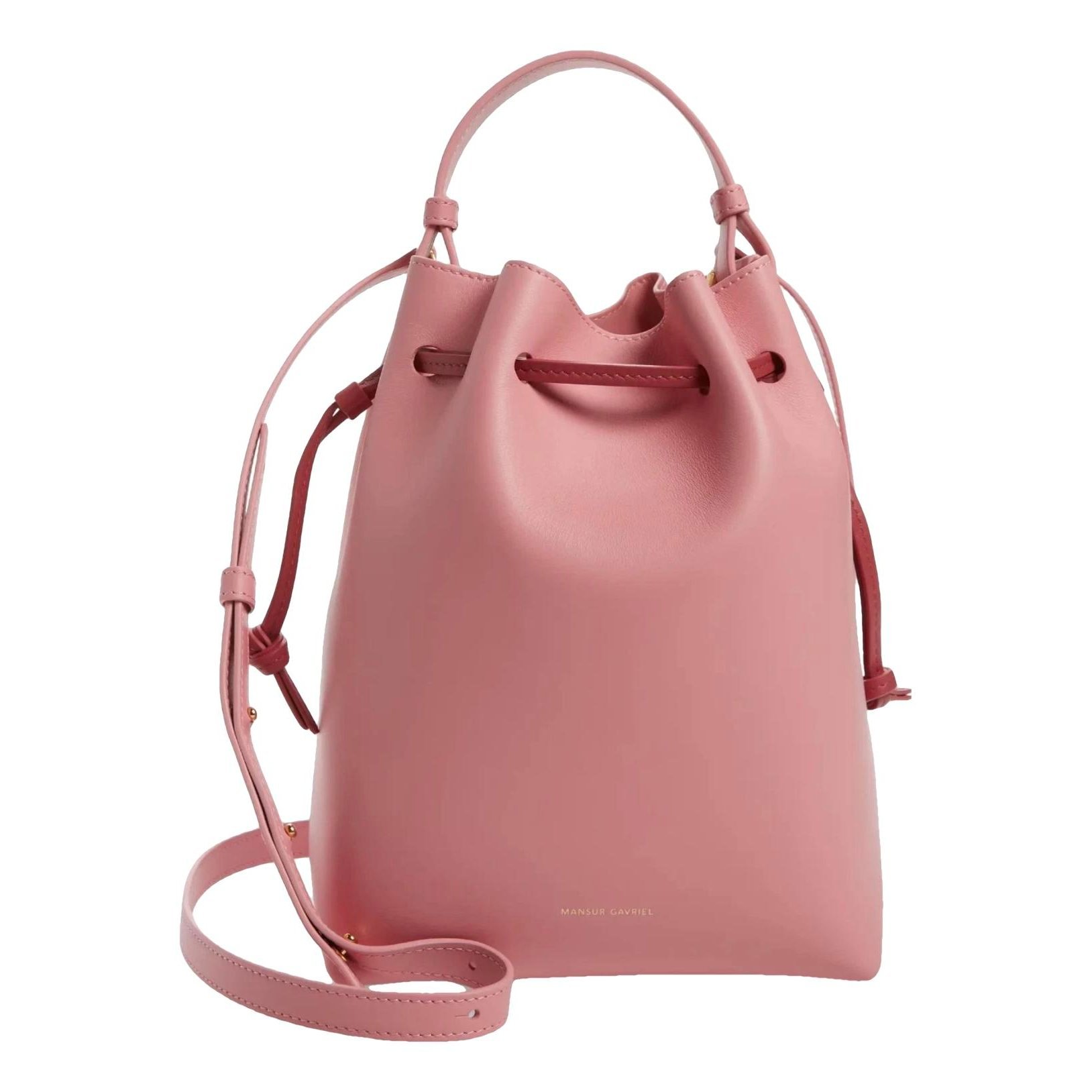 Mansur Gavriel Bucket leather satchel