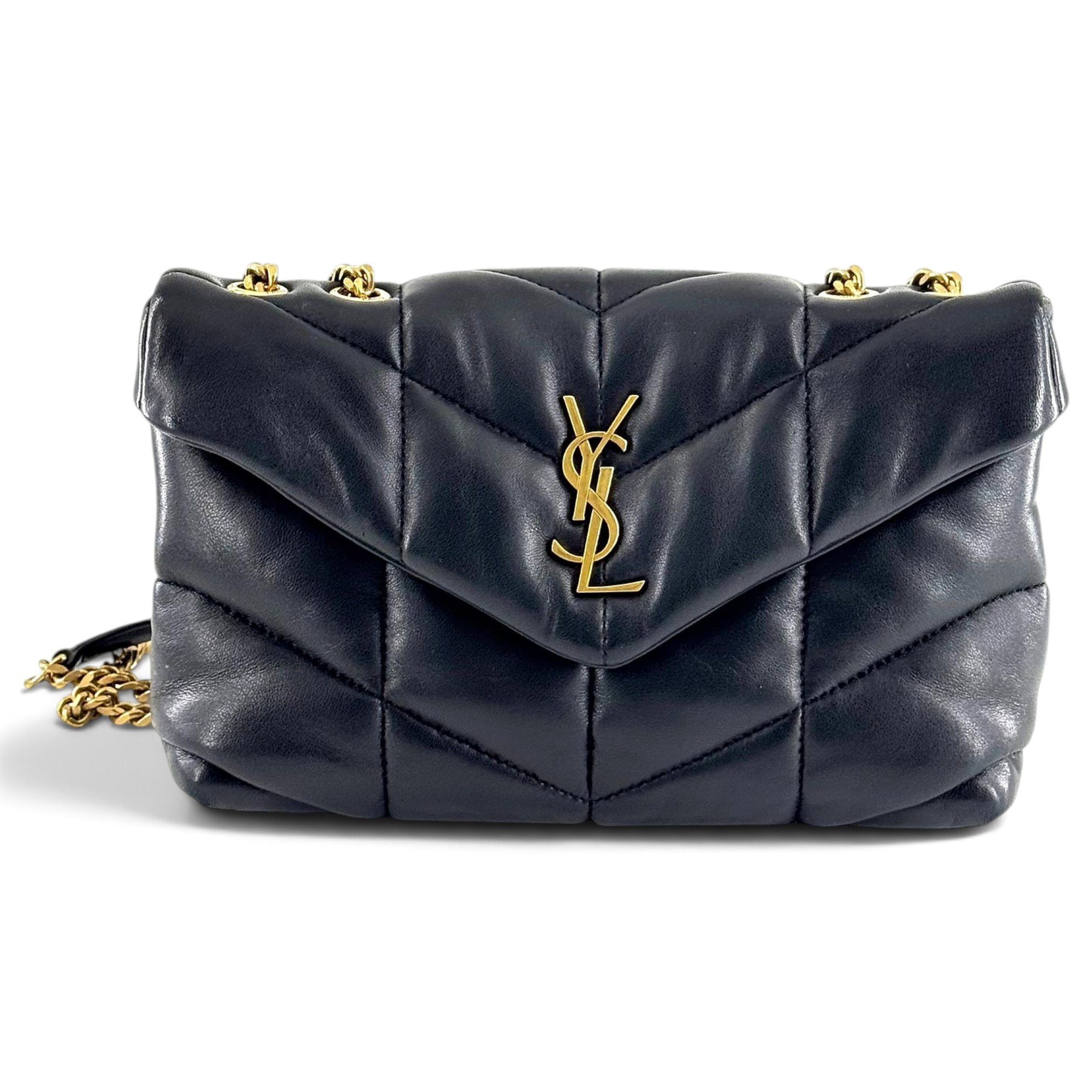 Loulou Puffer leather crossbody bag