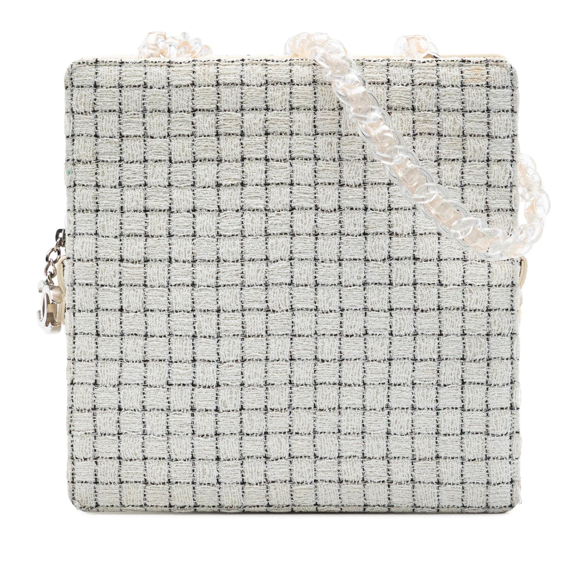 Classic CC Shopping tweed handbag