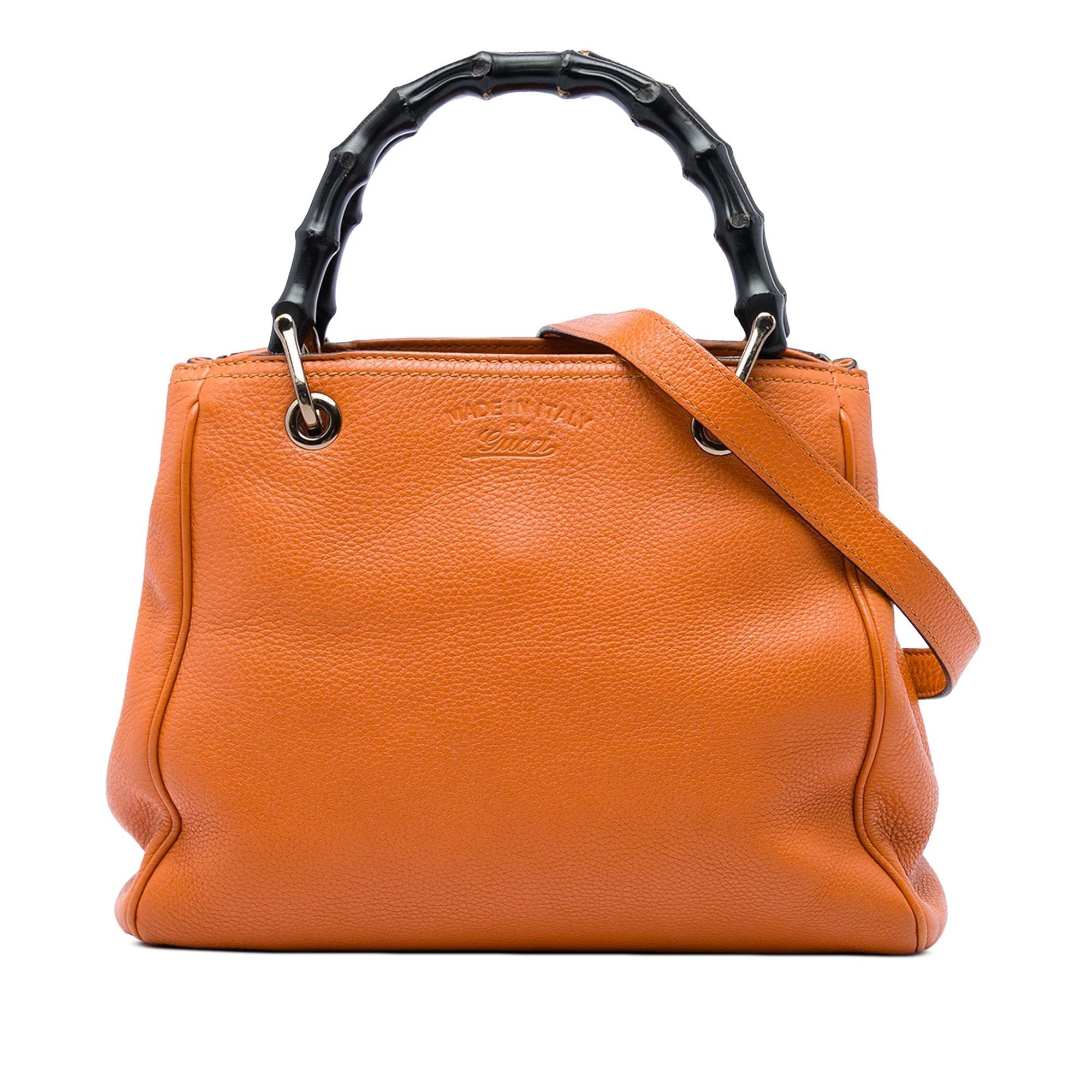 Bamboo leather satchel