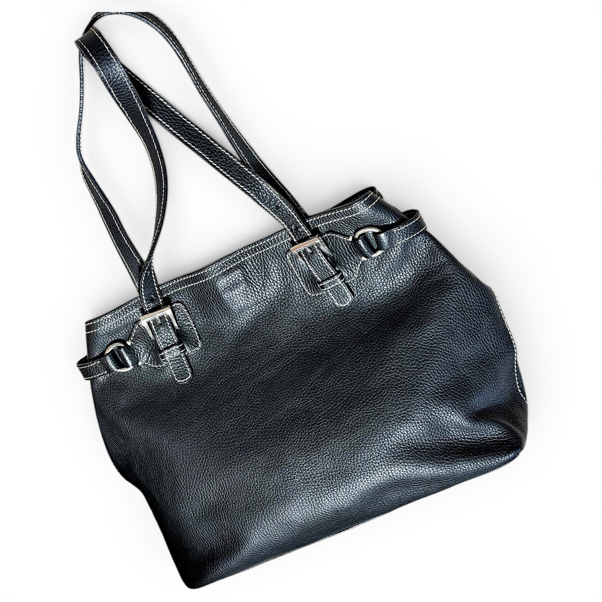 Leather handbag