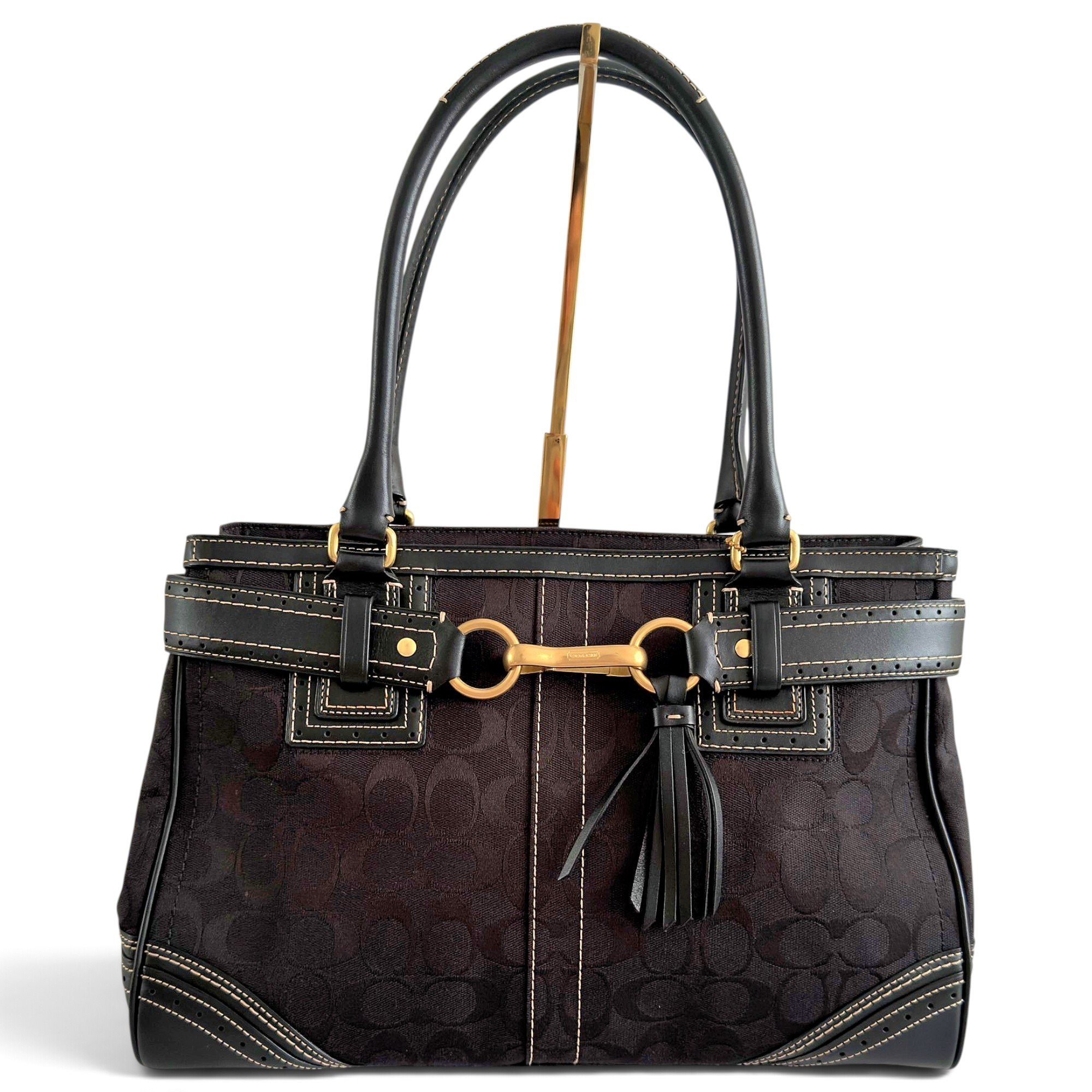 Signature Sufflette cloth handbag