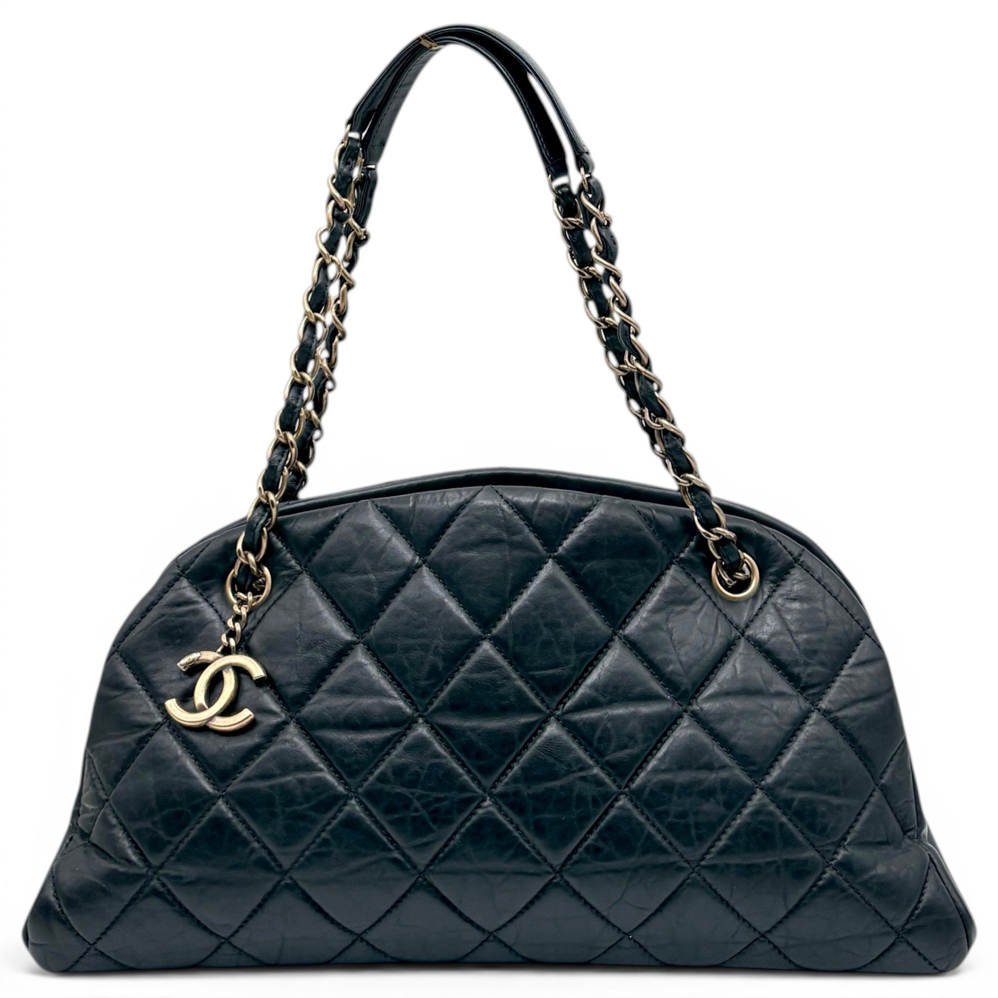 Mademoiselle pony-style calfskin handbag