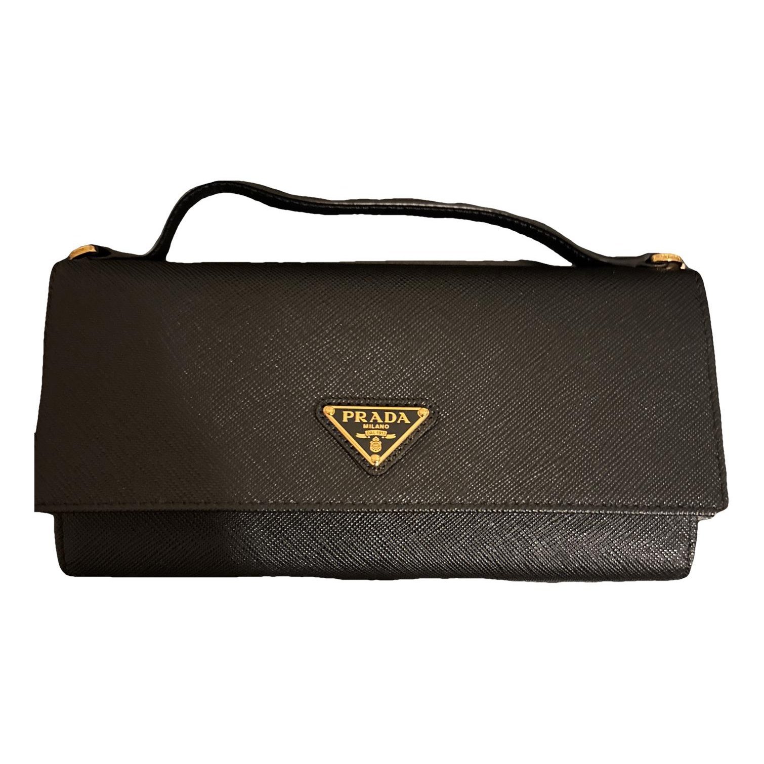 Light Frame leather clutch bag