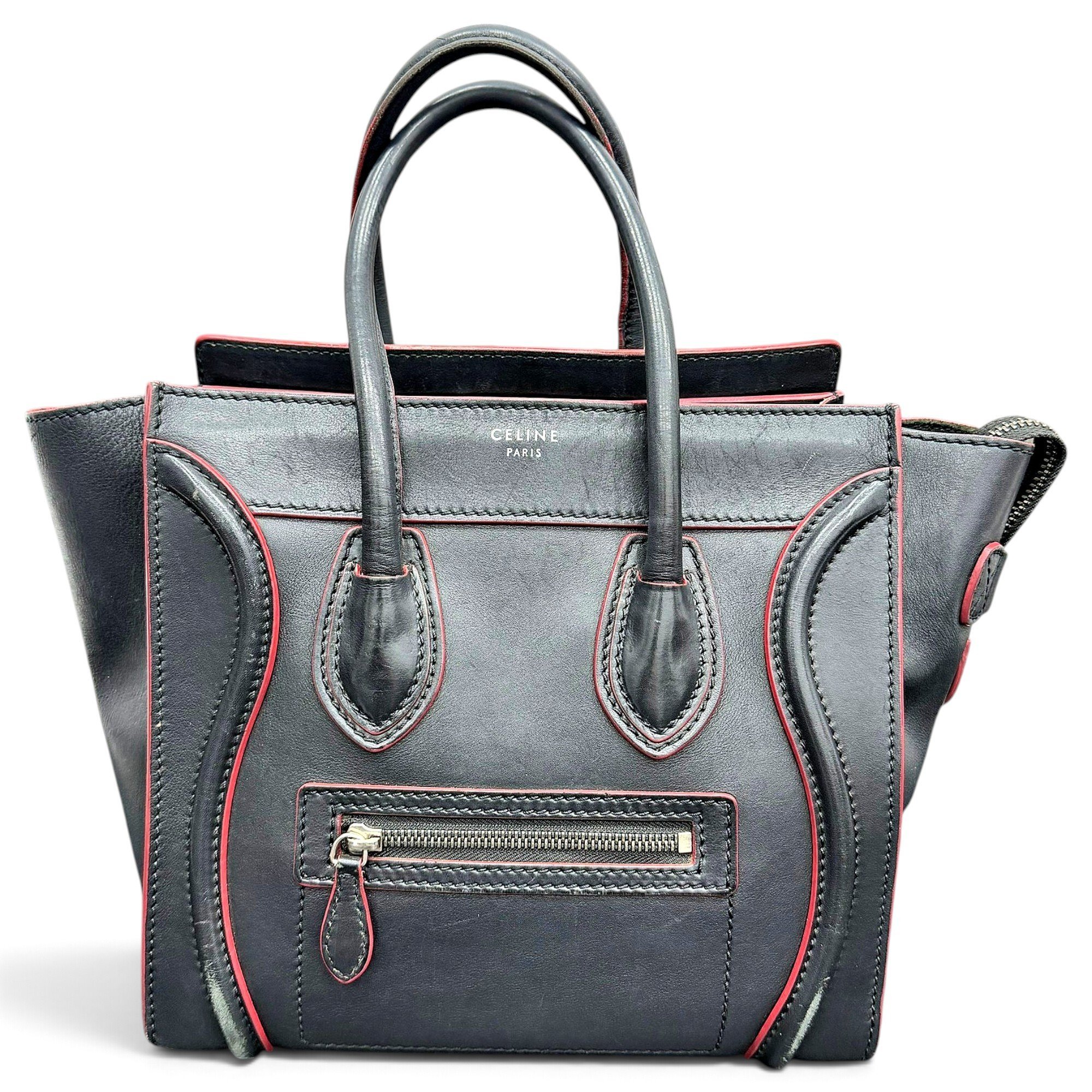 Luggage leather handbag