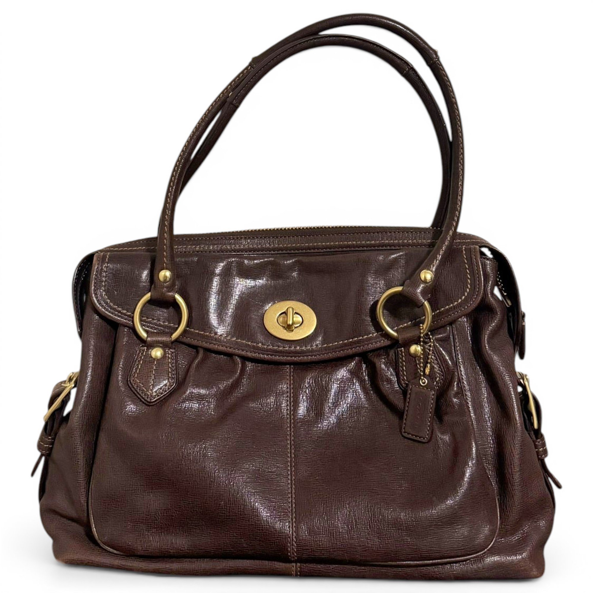 Leather handbag