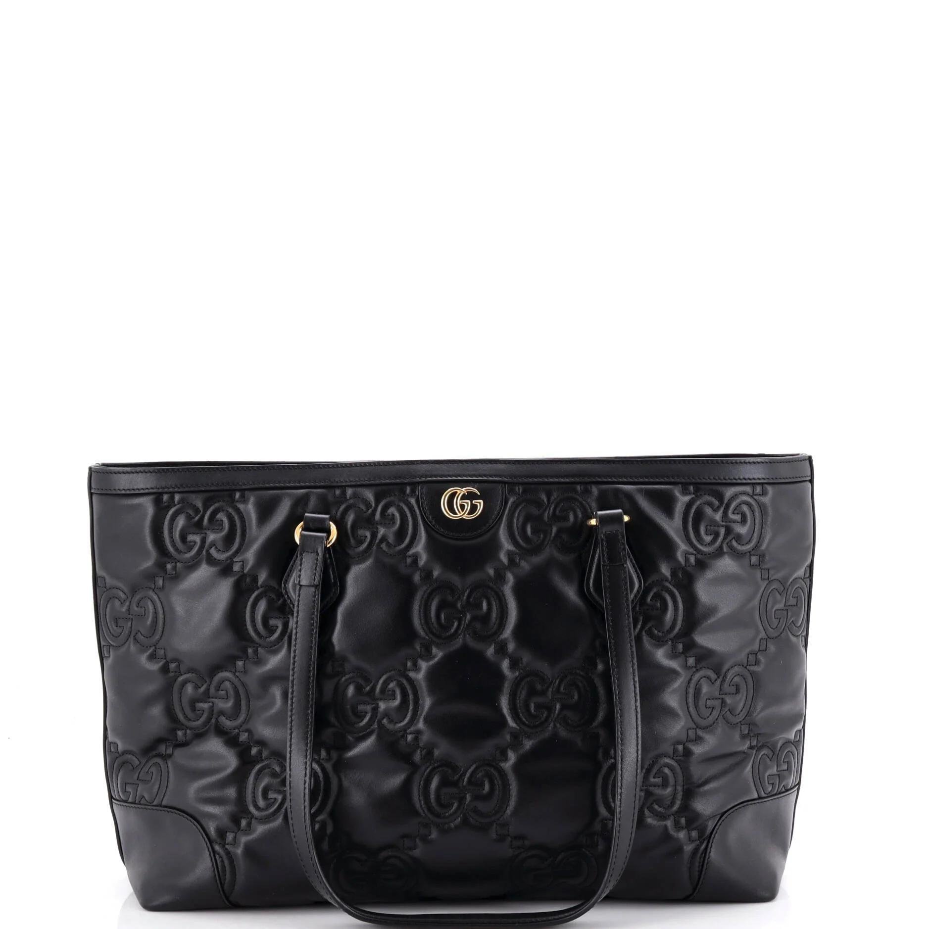 Leather tote