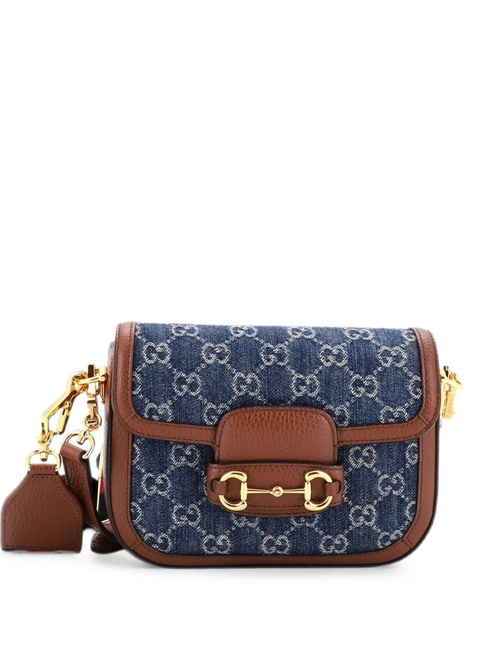 Horsebit 1955 GG Denim Mini shoulder bag