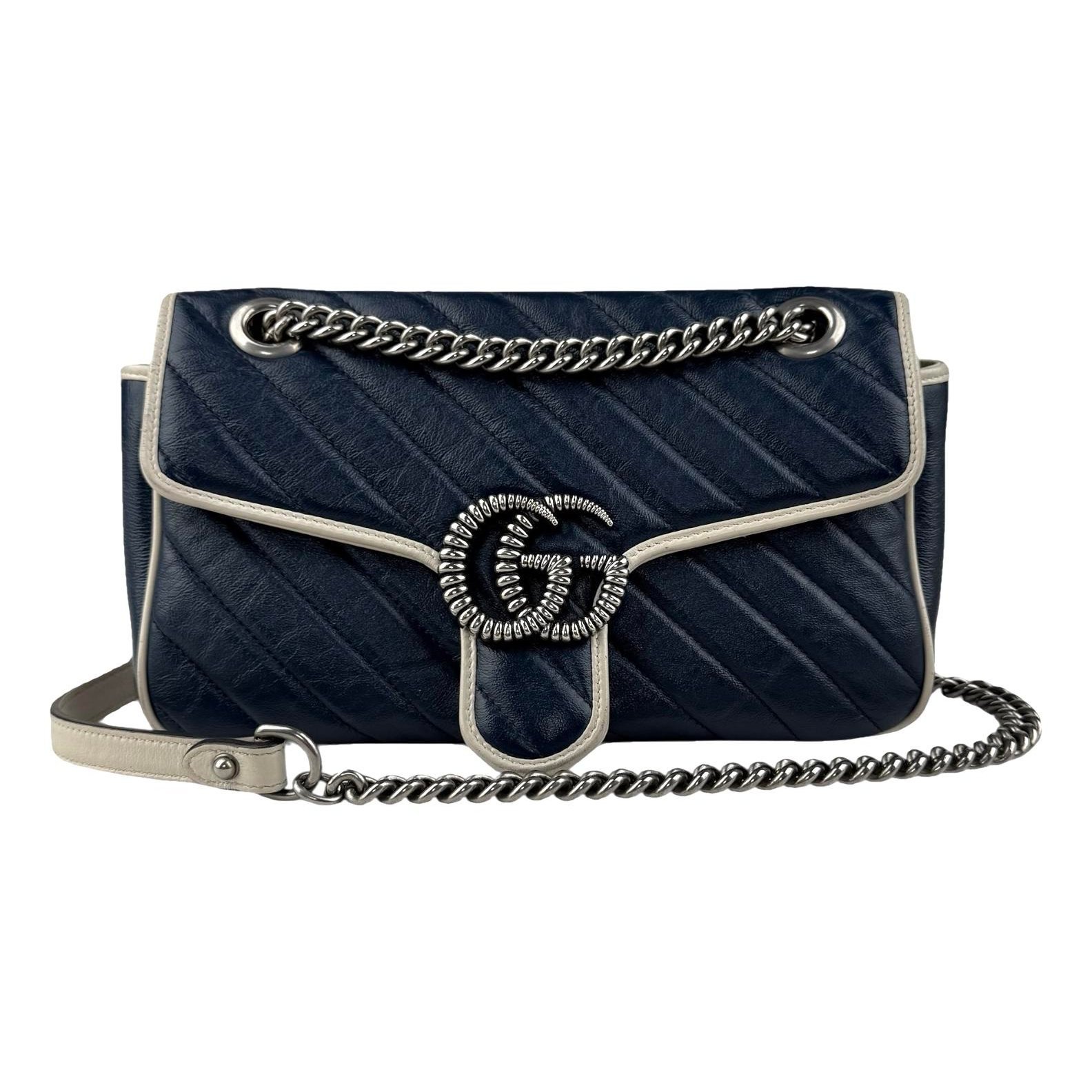 GG Marmont Flap leather crossbody bag