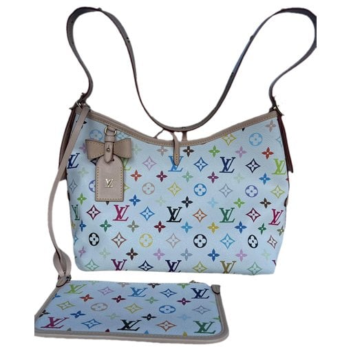 Louis Vuitton Carry All leather handbag