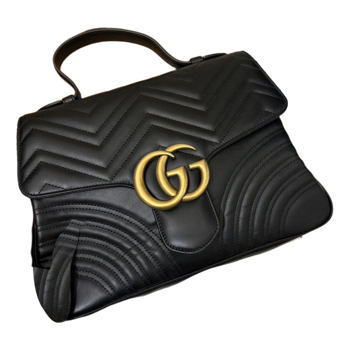 GG Marmont Chain leather crossbody bag