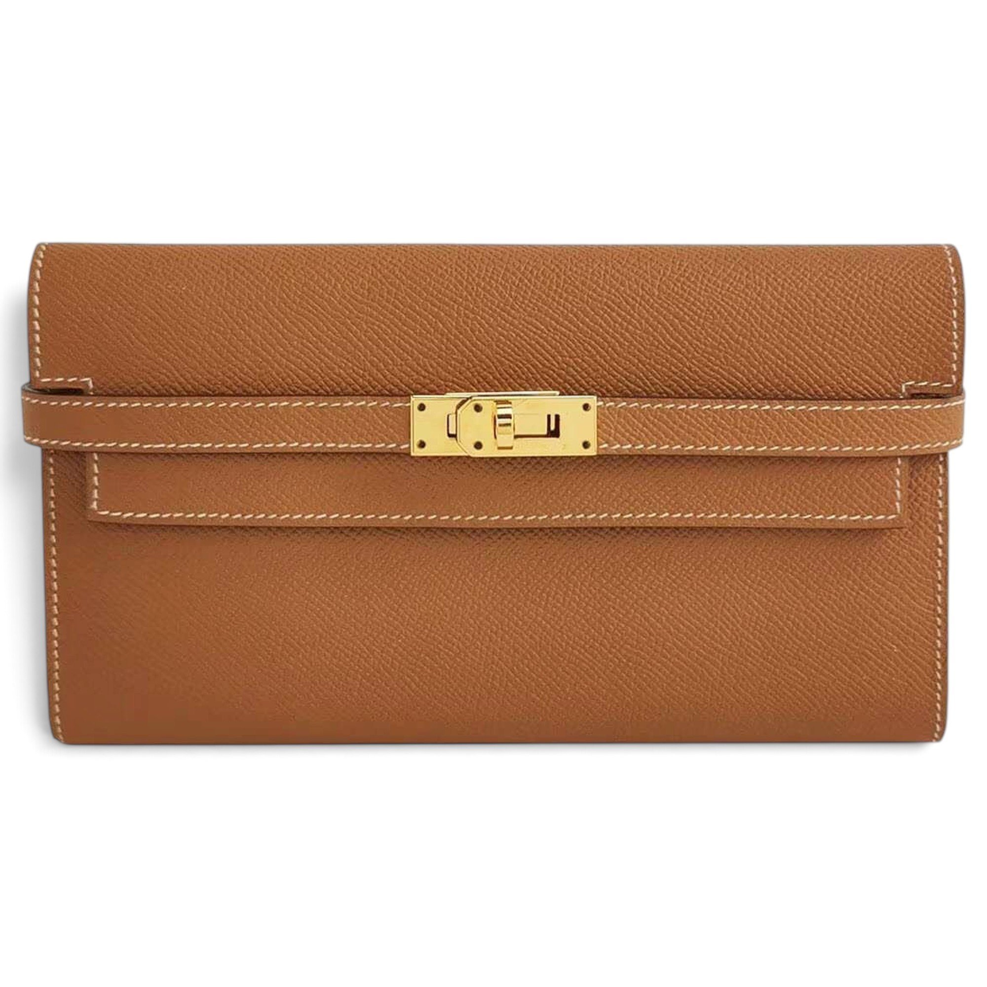 Kelly to go leather clutch bag