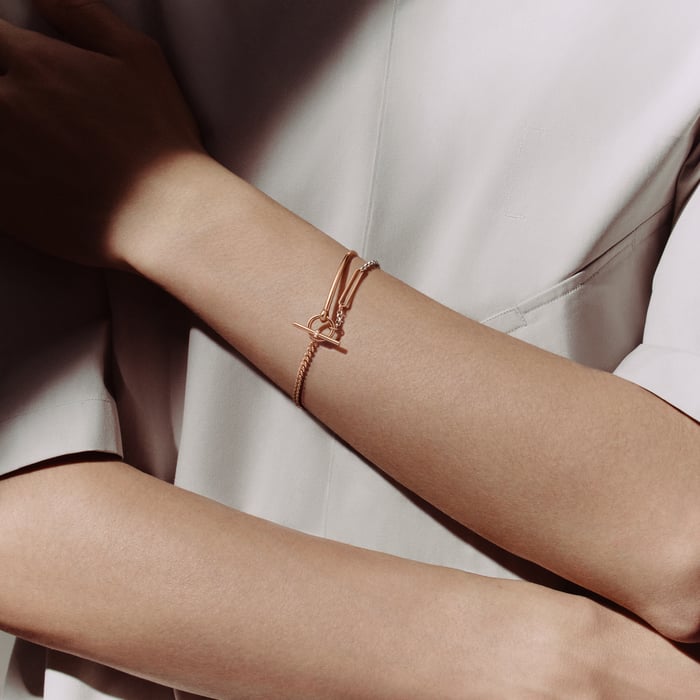 Sans Coloris Mix and H Bracelet, Medium Model