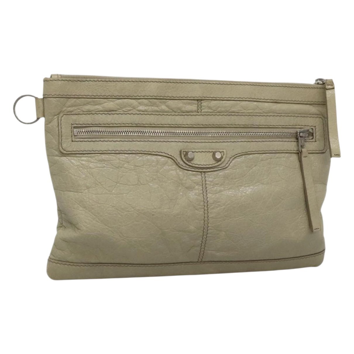 City Clip leather clutch bag