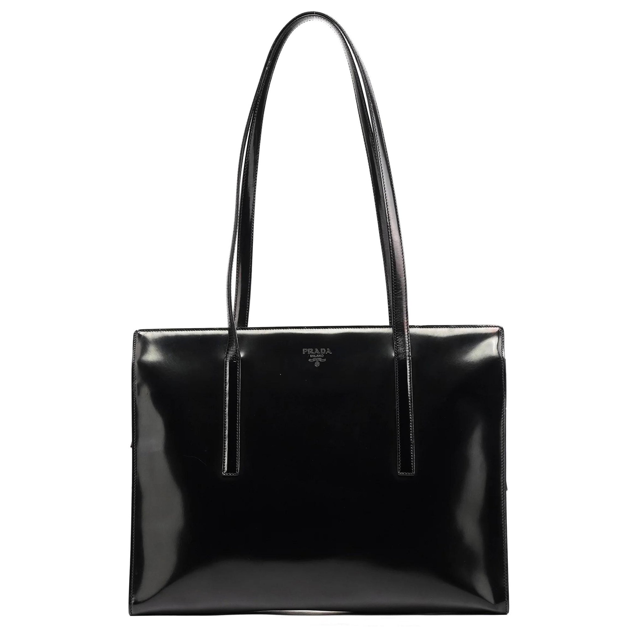 Re-Edition 1995 patent leather tote