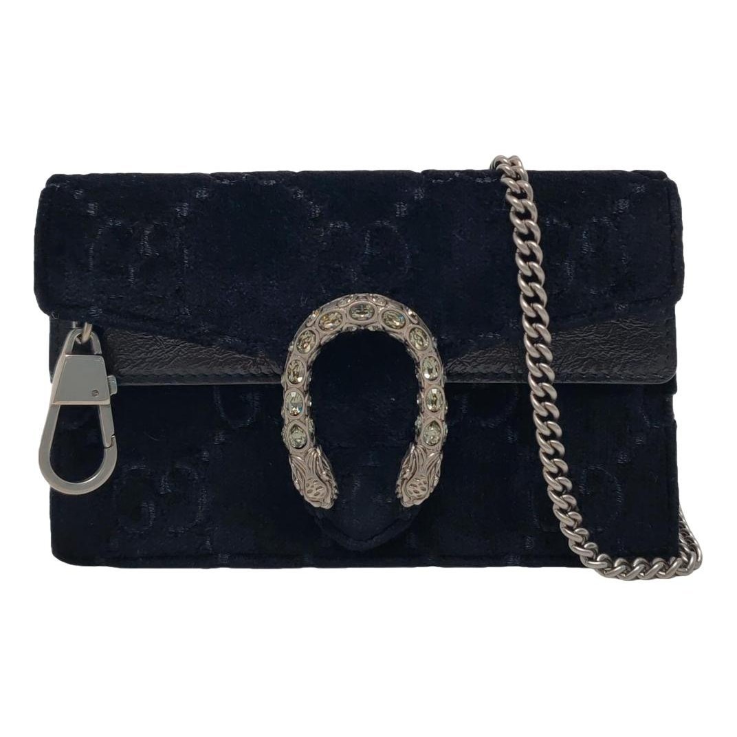 Dionysus Super Mini velvet crossbody bag