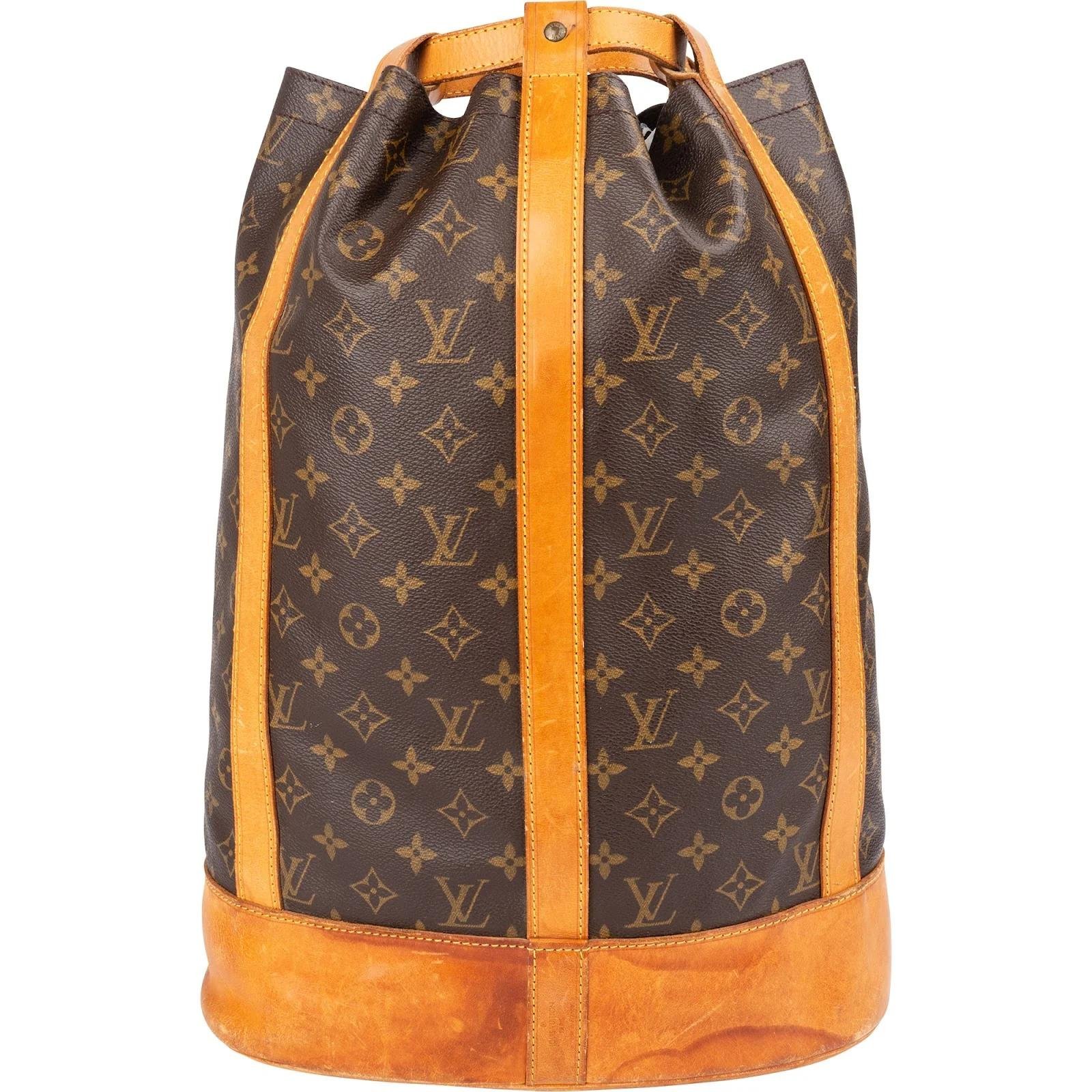Randonnée leather handbag