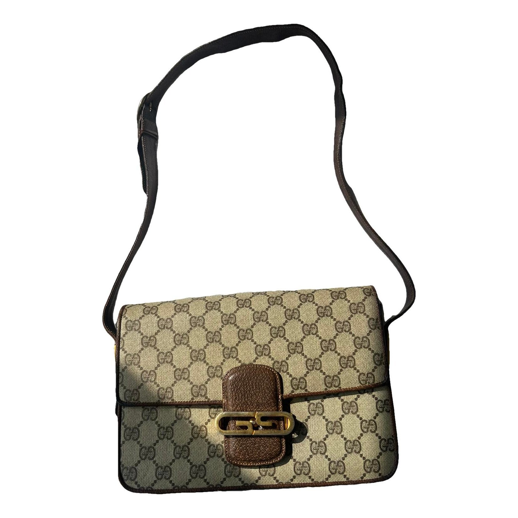 Patent leather handbag